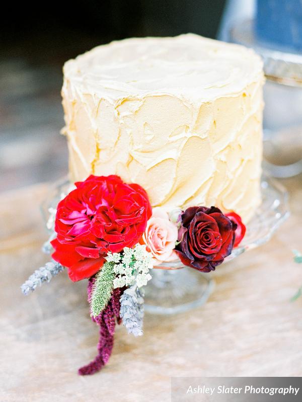 Southern Vintage Berry Colored Dessert Bar