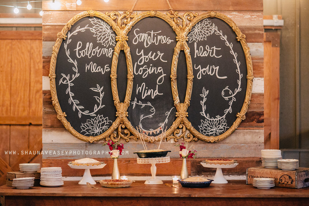 Southern Vintage Chalkboard Dessert Bar