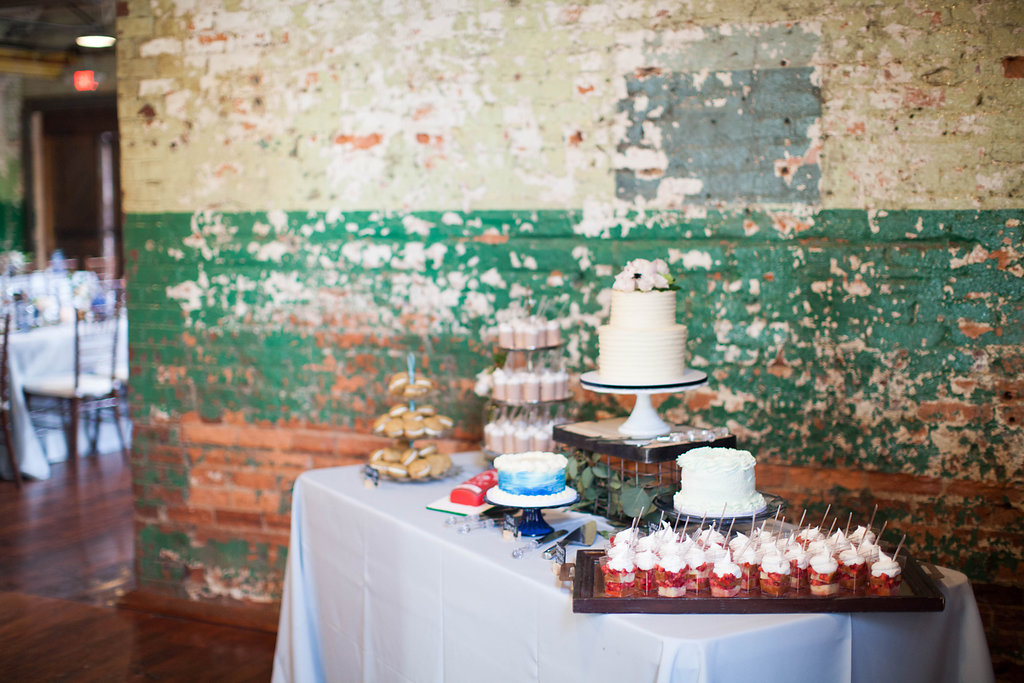 Southern Vintage Blue Dessert Bar