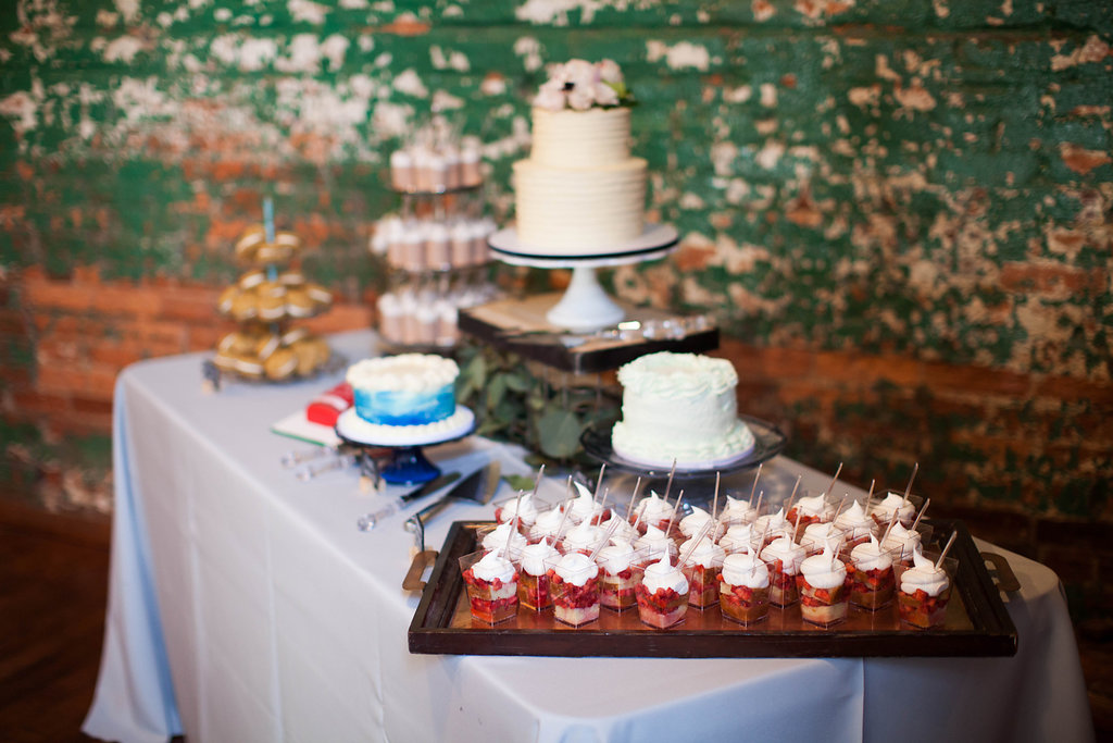 Southern Vintage Blue Dessert Bar