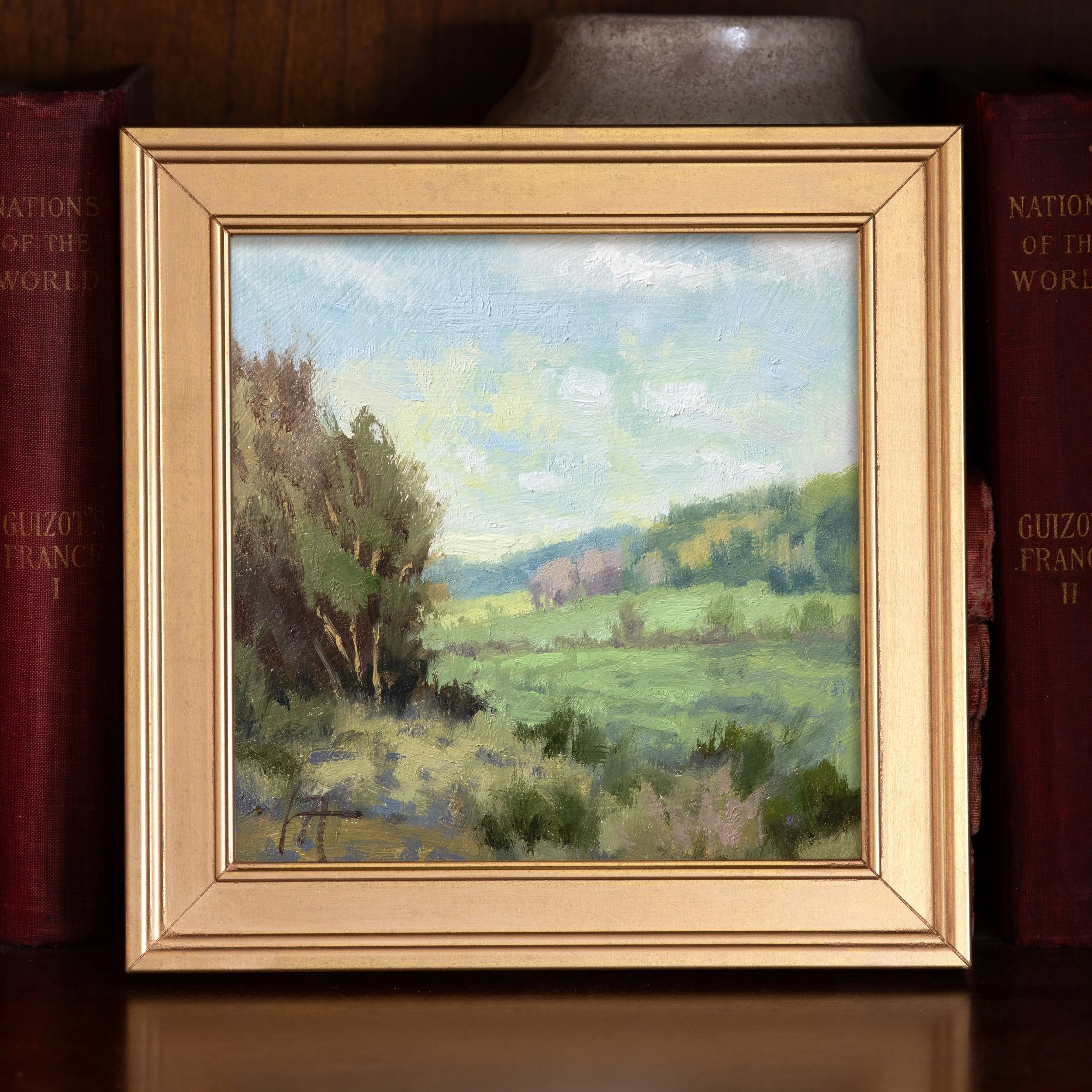 Outside the Town framed 6x6 jonathan howe.jpg