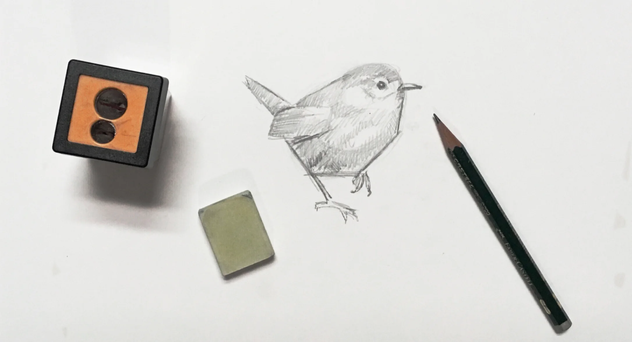 Drawing Tutorial : How to draw a Bird