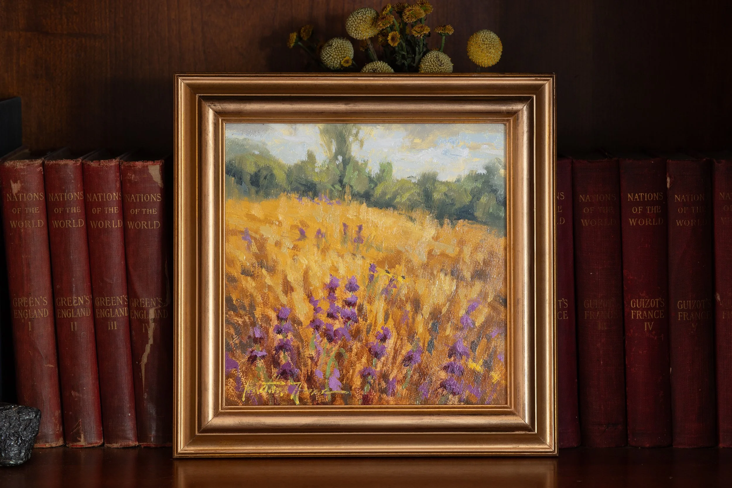 Wildflowers 8x8 Jonathan Howe framed copy.jpg