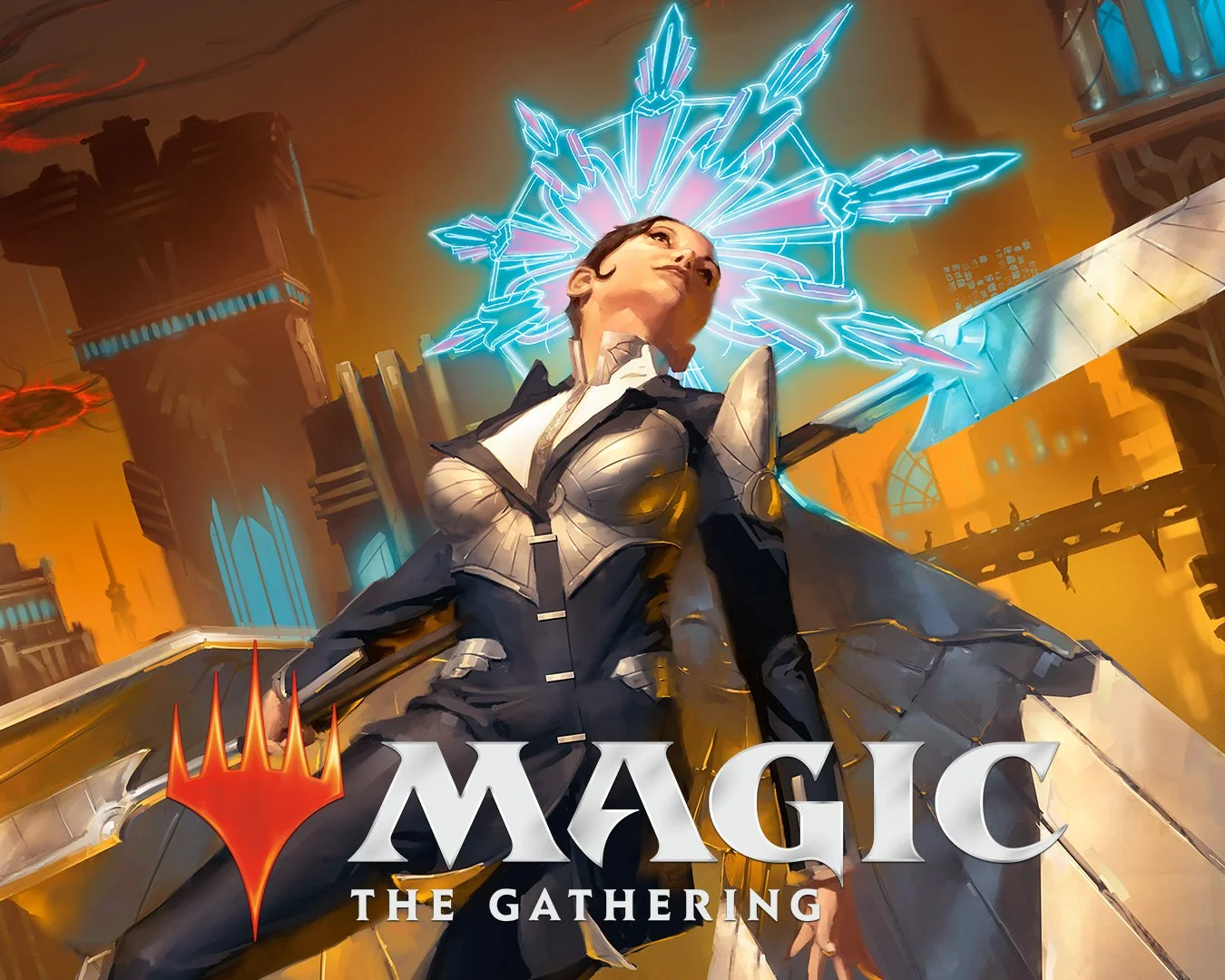 Seraph of New Capenna
&quot;The angels had vowed to protect New Capenna. She was determined to uphold that vow, no matter the cost. &quot;
Creature &mdash; Angel Soldier
AD - Taylor Ingvarsson 
 &ldquo;Shared with permission from WOTC - TM and &copy;