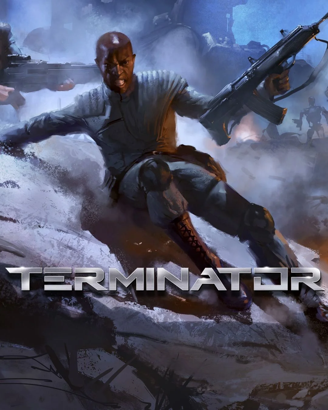From way back in ...2021? The cover for the 2nd Terminator RPG Campaign book, for @nightfallgamesltd