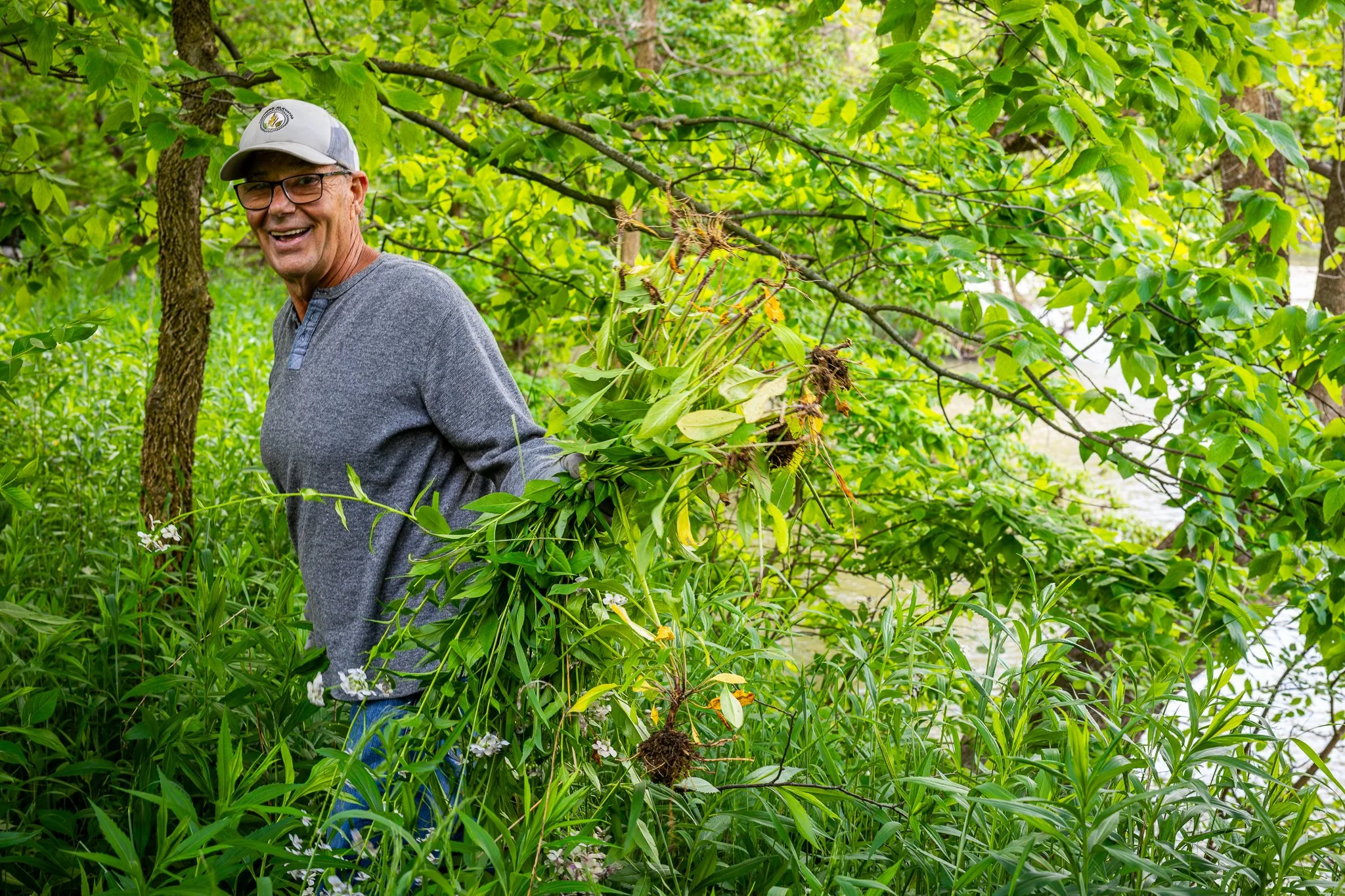 Water's Edge Nature Preserve volunteer, Ohio. 05.31.2025