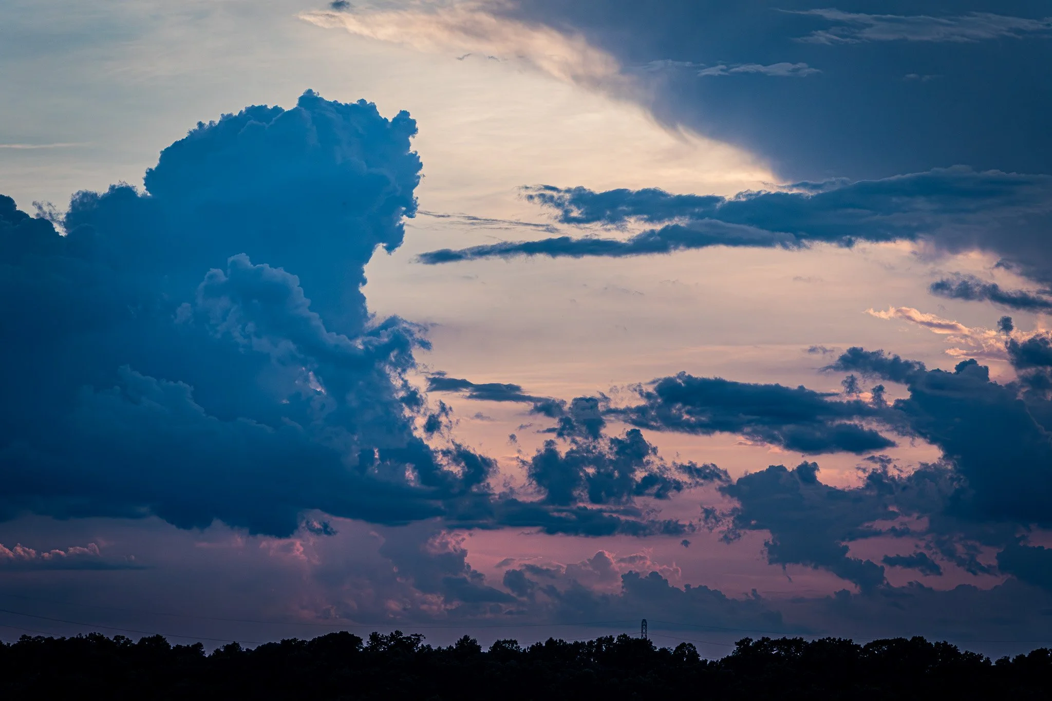 Clouds over Brush Creek, Ohio. 08.07.2025