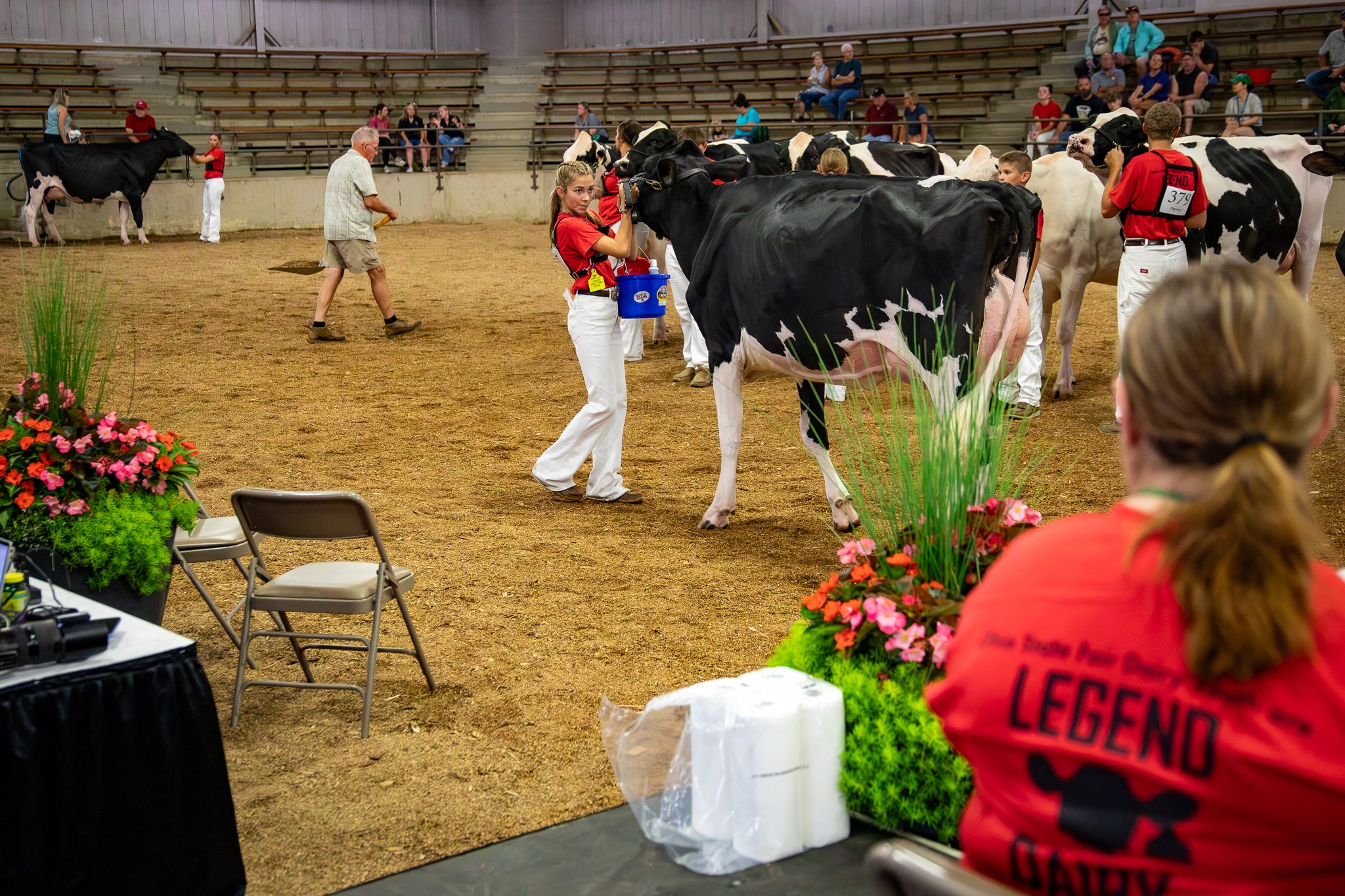 "Future Legend" Avery Randall, age 14, from Champaign County. The Ohio State Fair, Thursday July 24, 2025