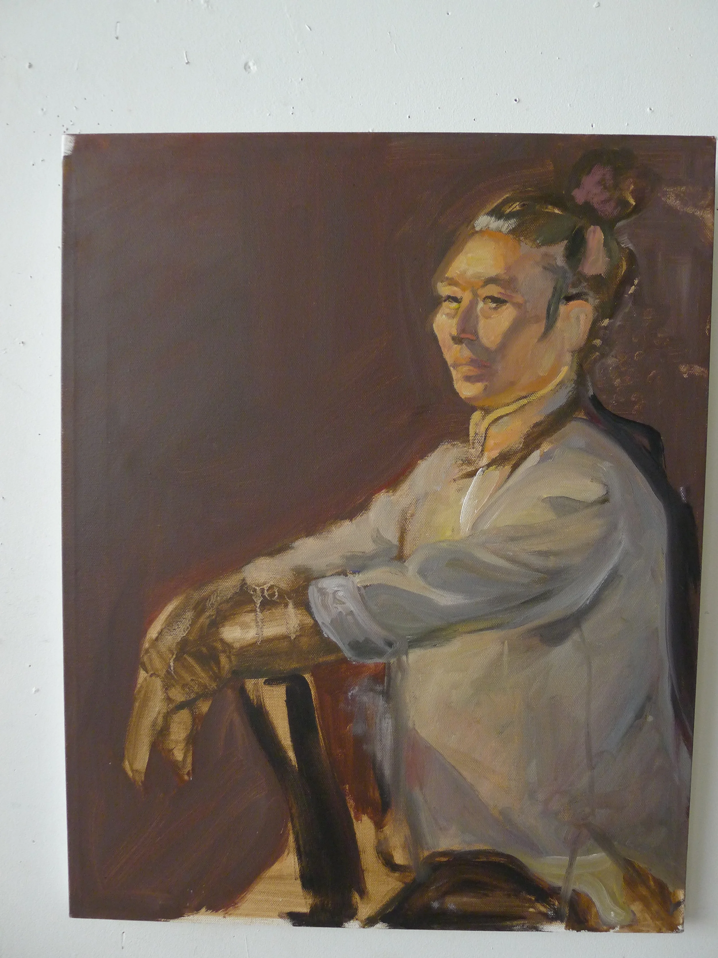  study, 2015 Oil on Canvas 20x16 inches