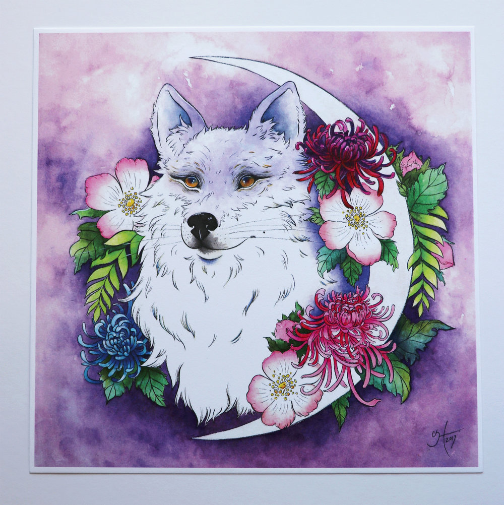 Lavender Wolf Print — Chanel Harris