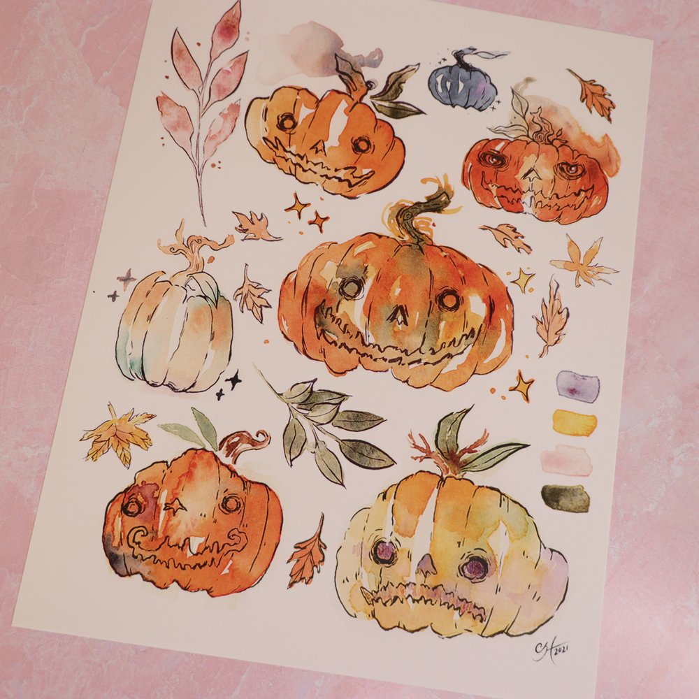 Pumpkin Patch Print I — Chanel Harris