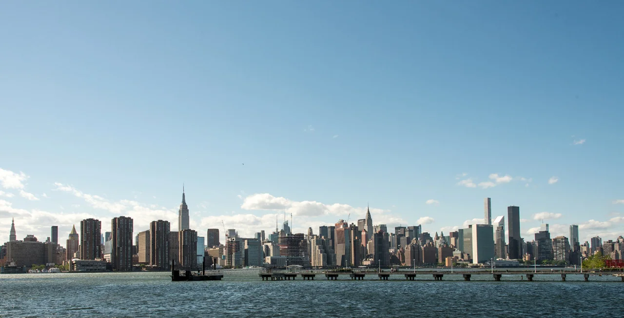 NYC skyline from Greenpoint, Brooklyn