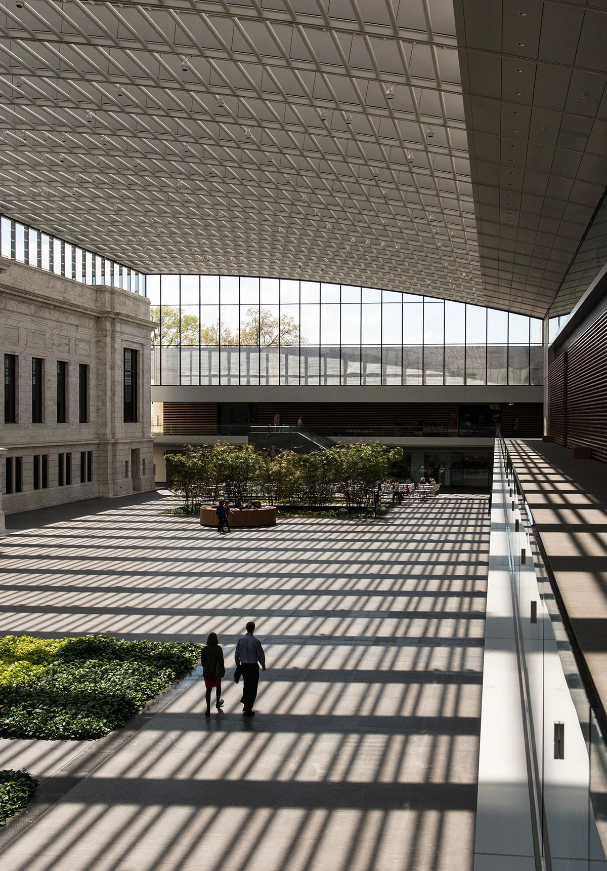 Atrium of the Cleveland Museum of Art.