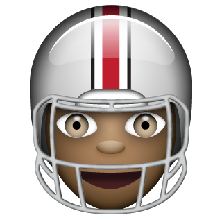 Ohio State Emoji football