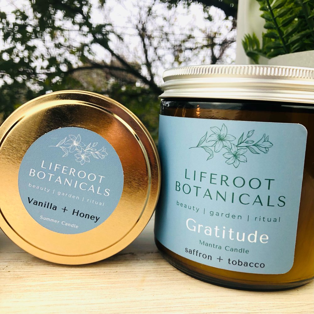 Wood-Wicked New and Full Moon Candles — LifeRoot Botanicals
