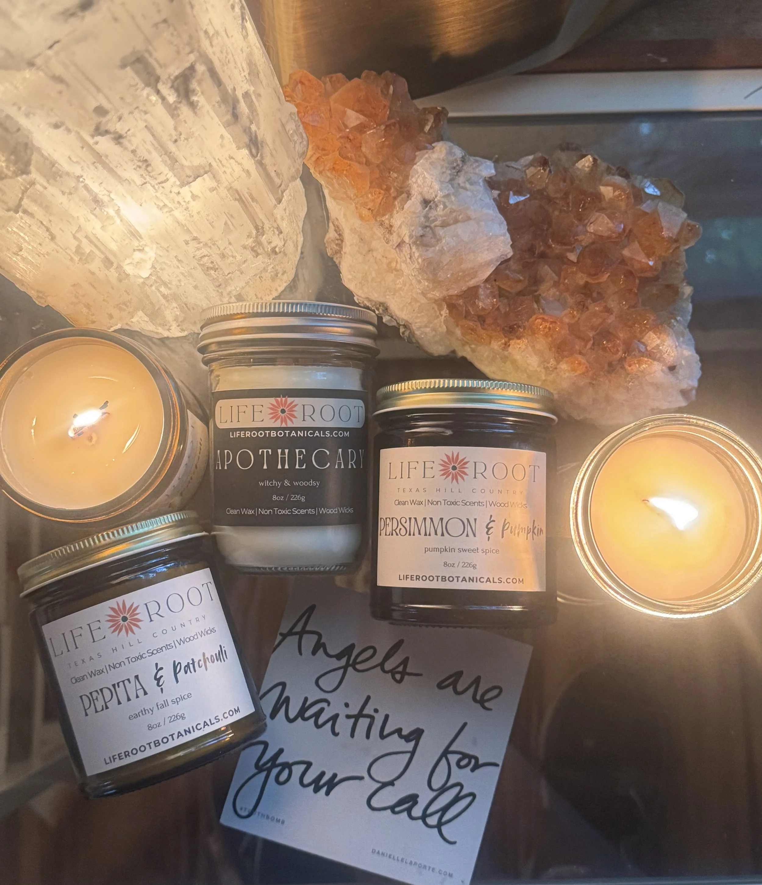 Wood-Wicked & Beeswax Candles ~ Non-Toxic