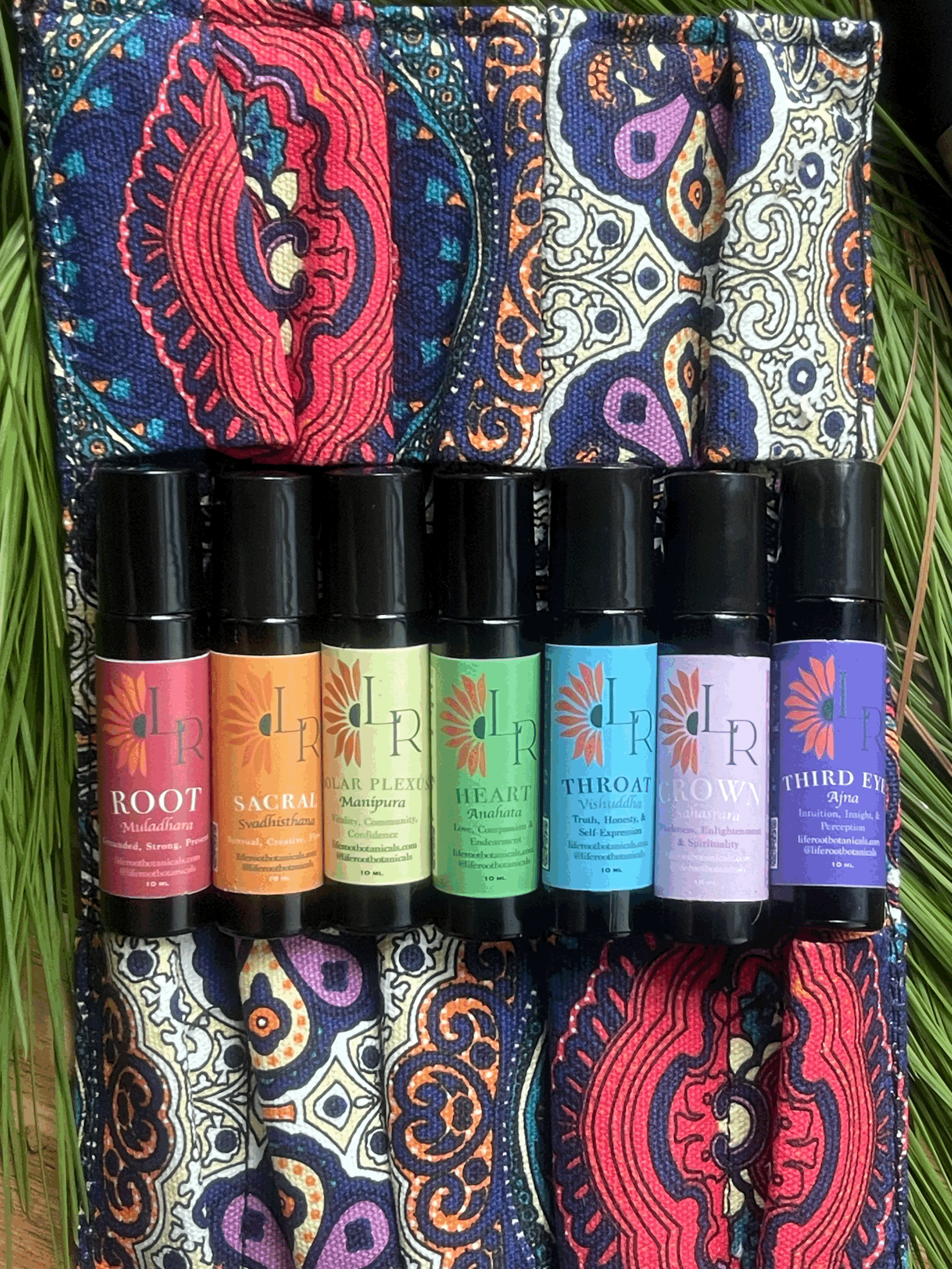 Chakra Essential Oils Roll On Set