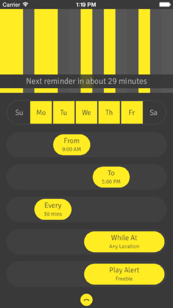 This is the main screen.