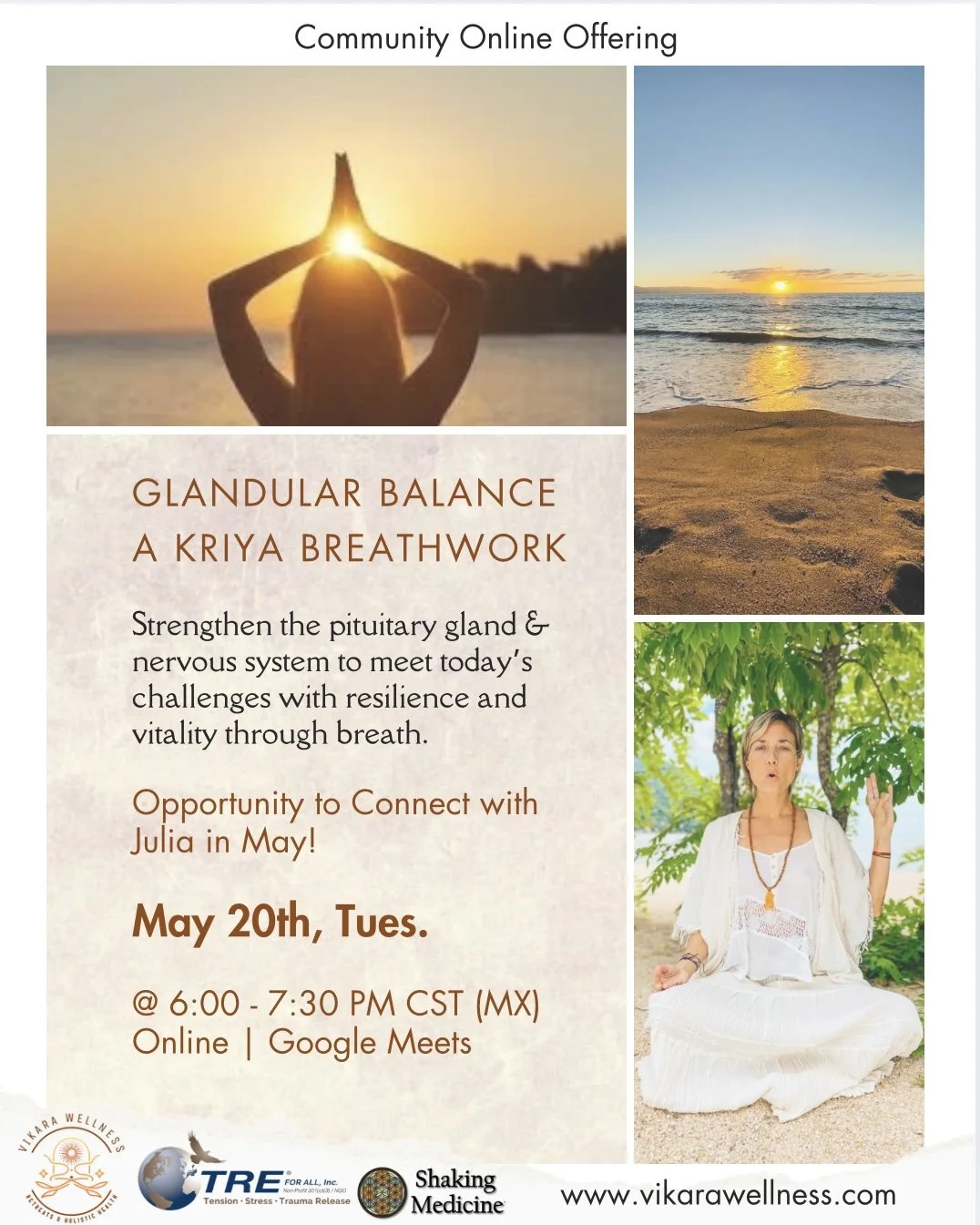 Glandular Balance | Breathwork KRIYA | FREE Online Community Event