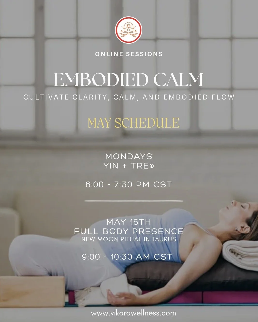 YIN + TRE® | Mondays | Online Sessions