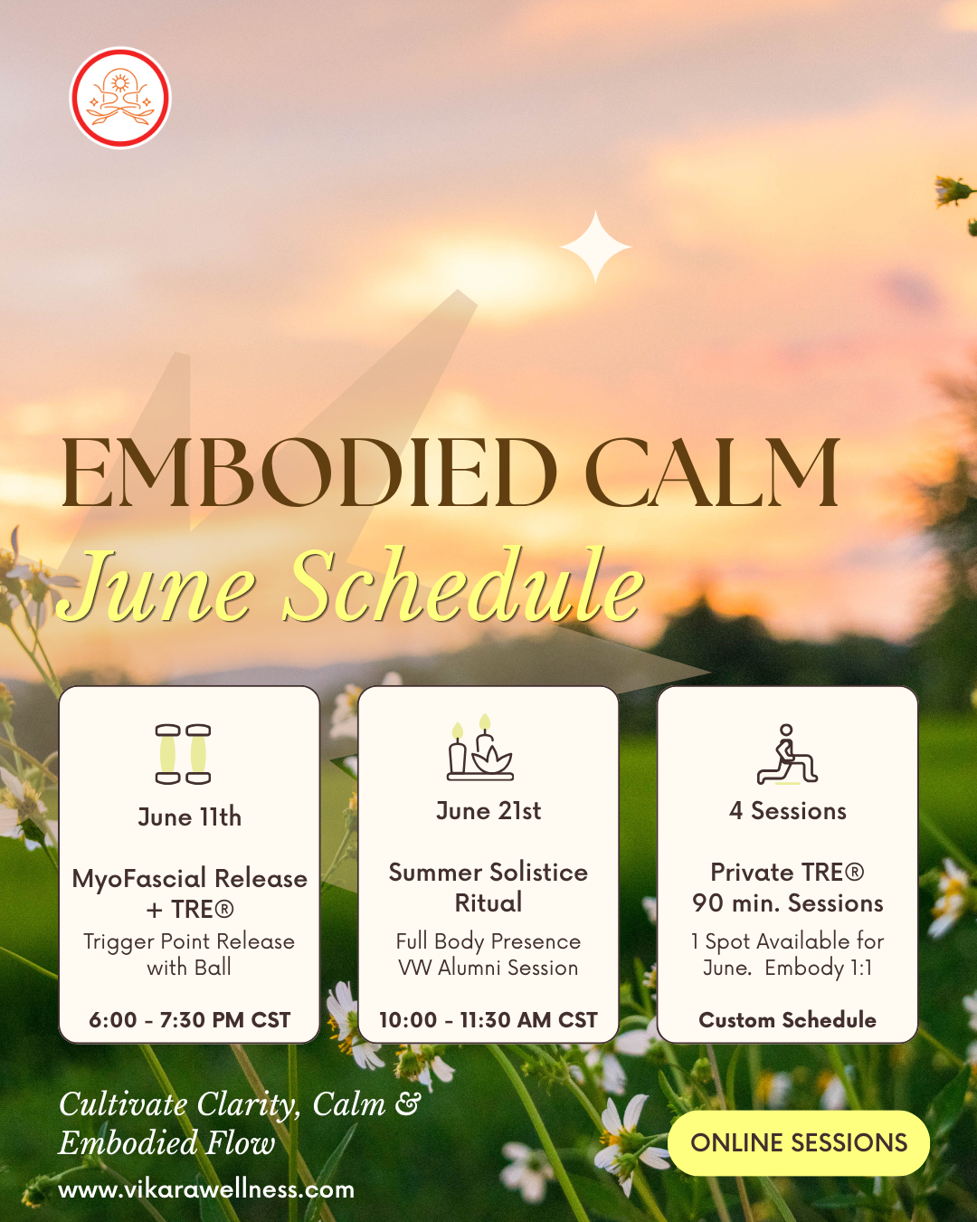 June 21st Summer Solstice TRE® Therapeutic Tremoring Ritual