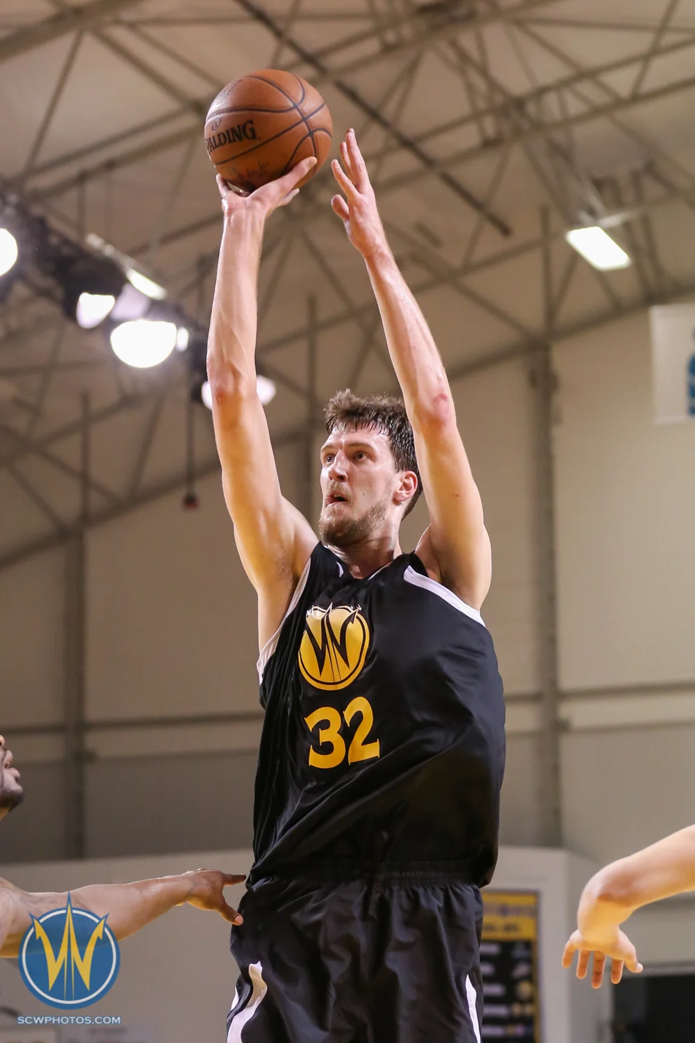 SANTA CRUZ, CA - FEBRUARY 27: XXXXXXXXXX of the Santa Cruz Warriors play against the Westchester Knicks during an NBA D-League game on February 27, 2015 at Kaiser Permanente Arena in Santa Cruz, California. NOTE TO USER: User expressly acknowledges and agrees that, by downloading and/or using this Photograph, user is consenting to the terms and conditions of the Getty Images License Agreement. Mandatory Copyright Notice: Copyright 2015 NBAE (Photo by Tim Cattera/NBAE via Getty Images)