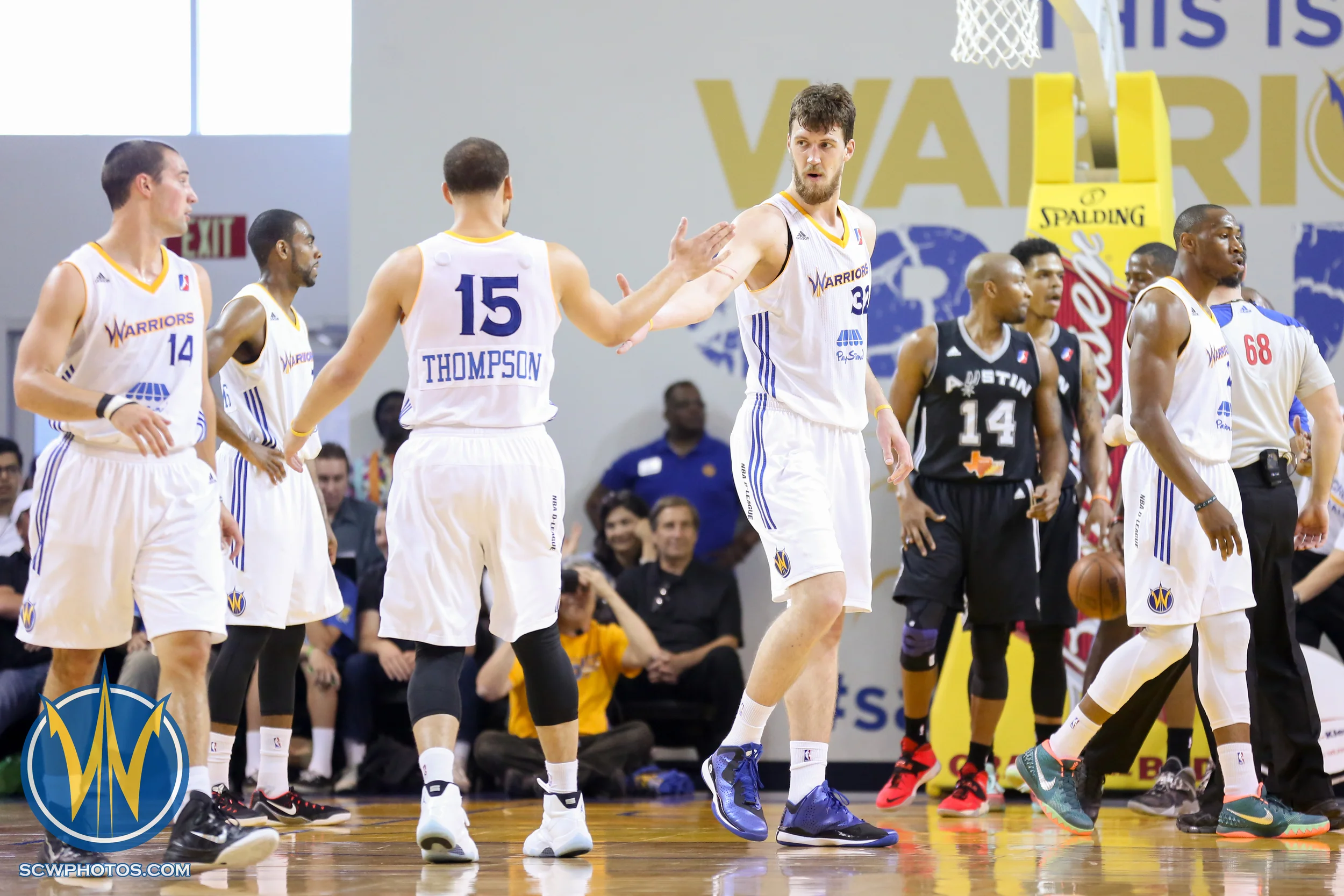 SANTA CRUZ, CA - APRIL 19: XXXXXXXXXX of the Santa Cruz Warriors play against the Austin Spurs during the Western Conference Final NBA D-League game on April 19, 2015 at Kaiser Permanente Arena in Santa Cruz, California. NOTE TO USER: User expressly acknowledges and agrees that, by downloading and/or using this Photograph, user is consenting to the terms and conditions of the Getty Images License Agreement. Mandatory Copyright Notice: Copyright 2015 NBAE (Photo by Tim Cattera/NBAE via Getty Images)