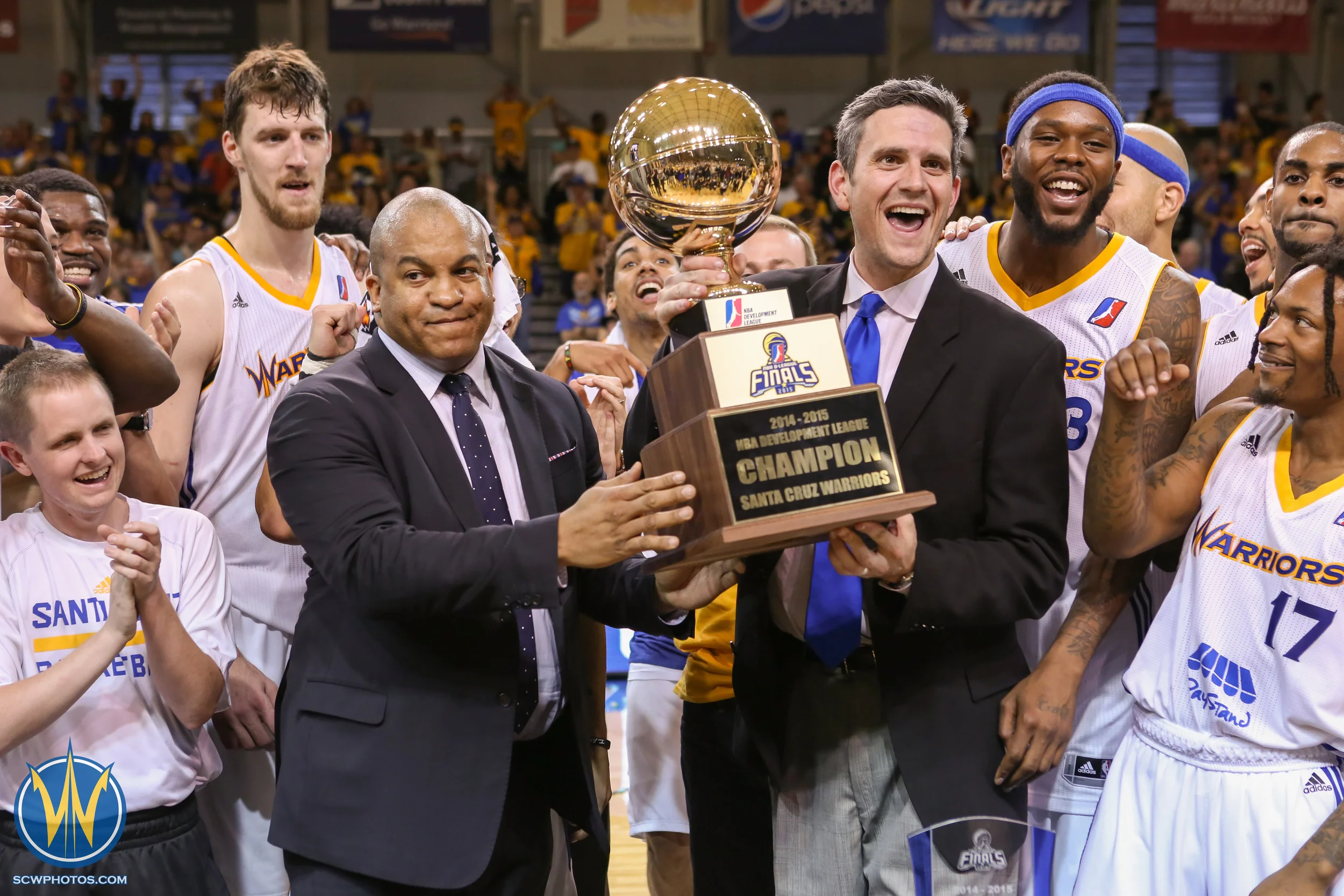 SANTA CRUZ, CA - APRIL 26: XXXXXXXXXX of the Santa Cruz Warriors play against the Fort Wayne Mad Ants during the NBA D-League Finals game on April 26, 2015 at Kaiser Permanente Arena in Santa Cruz, California. NOTE TO USER: User expressly acknowledges and agrees that, by downloading and/or using this Photograph, user is consenting to the terms and conditions of the Getty Images License Agreement. Mandatory Copyright Notice: Copyright 2015 NBAE (Photo by Tim Cattera/NBAE via Getty Images)