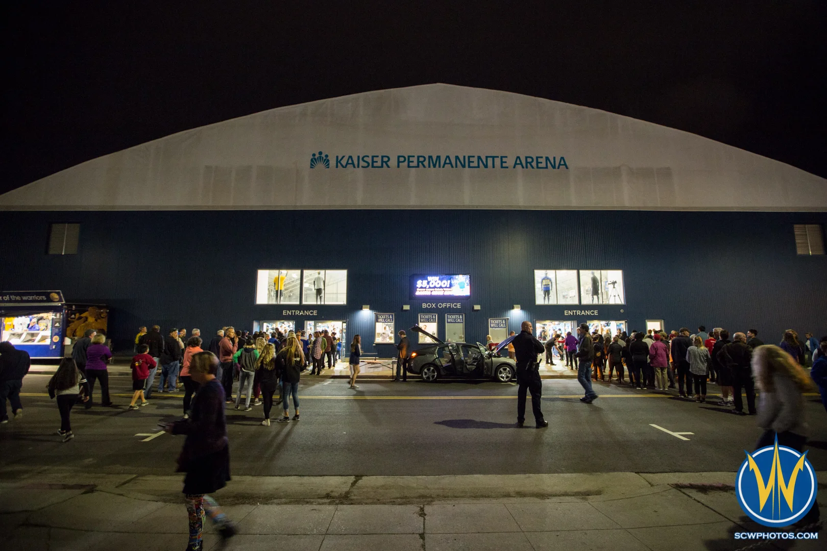 The view from outside Kaiser Permanente Arena on February 19, 2016 (Photo: Ariel Nava Photography)