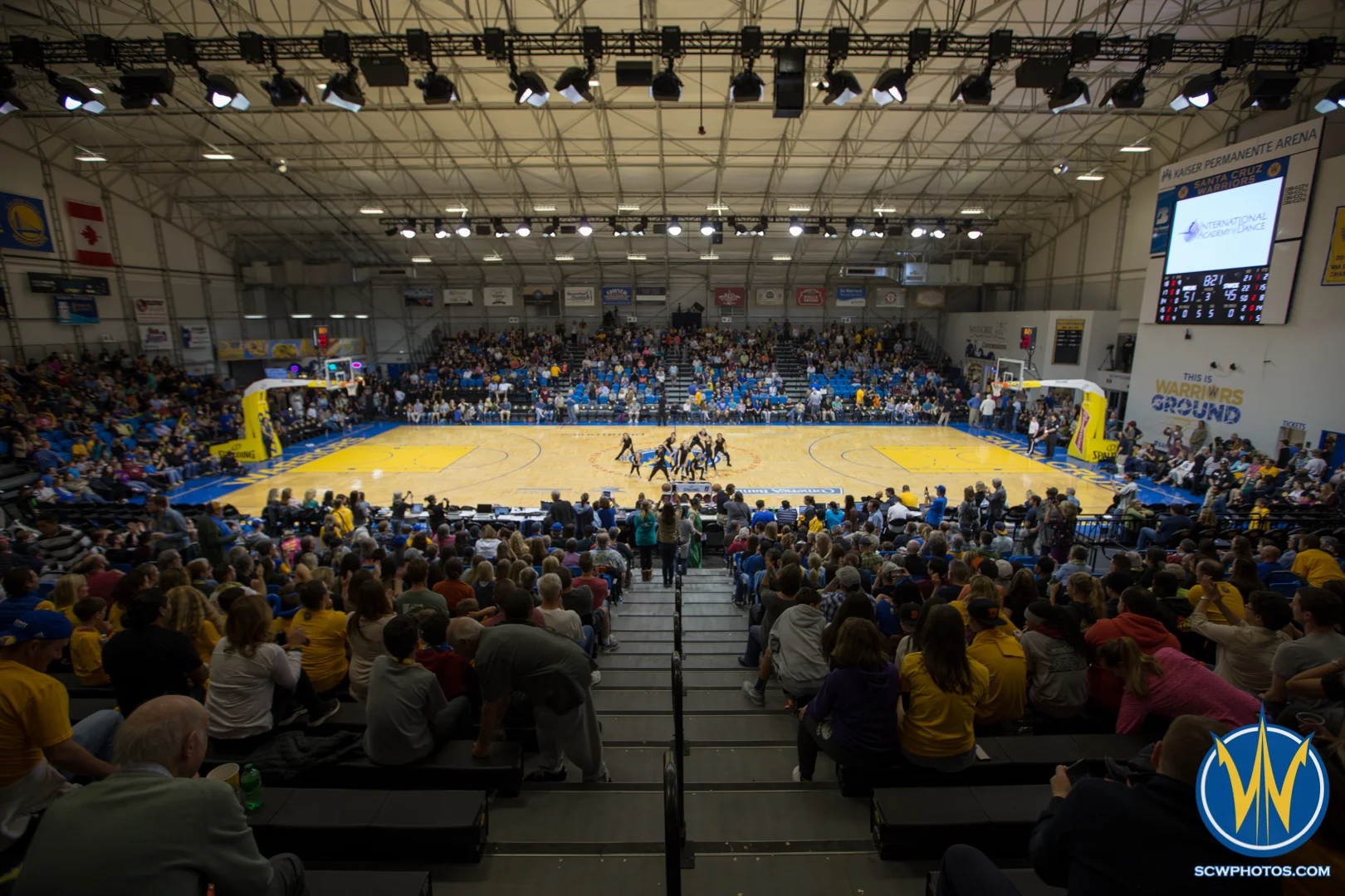 The view from the above at Kaiser Permanente Arena on March 24, 2016 (Photo: Ariel Nava Photography)