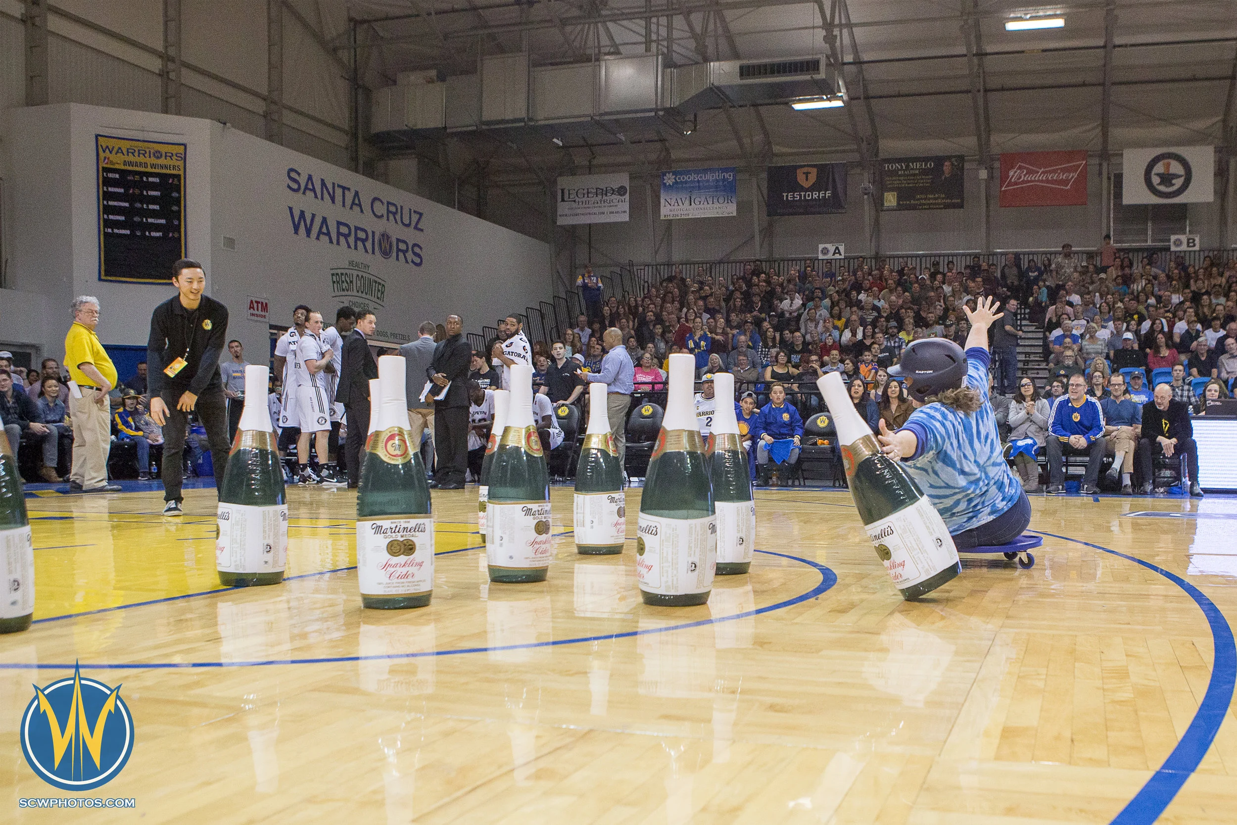 Santa Cruz Warriors game on 2/11/17 at Kaiser Permanente Arena in Santa Cruz, California. (Photo: Andrew Wheeler /SC Warriors 2017)