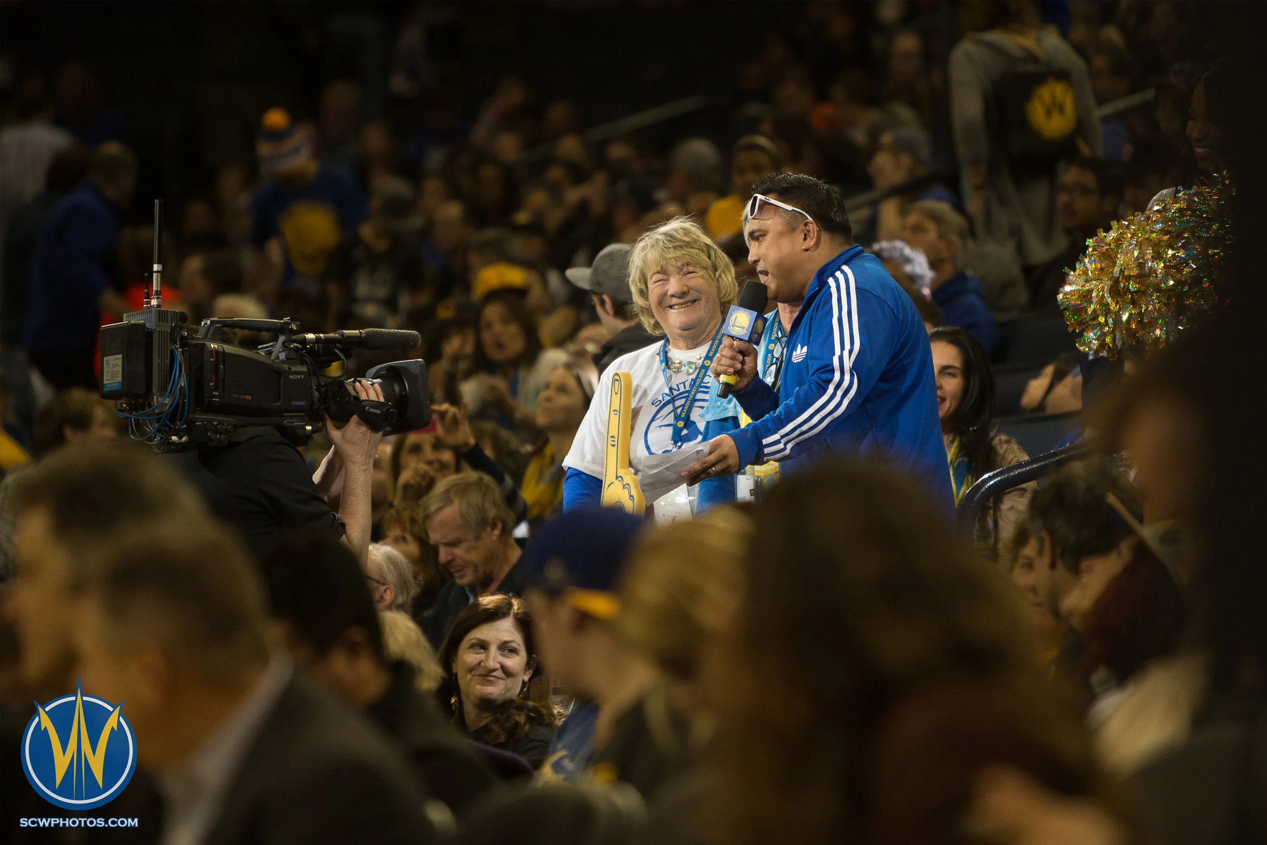 Santa Cruz Warriors game on 2/12/17 at Oracle Arena in Oakland, California. (Photo: Noah Graham /SC Warriors 2017)