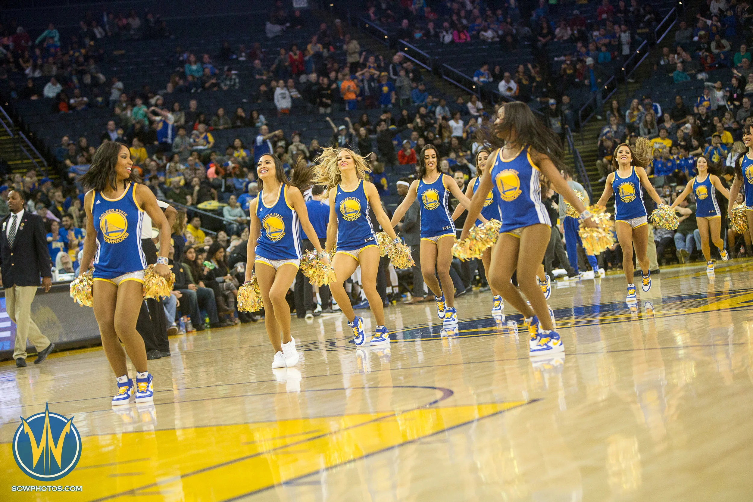 Santa Cruz Warriors game on 2/12/17 at Oracle Arena in Oakland, California. (Photo: Andrew Wheeler /SC Warriors 2017)