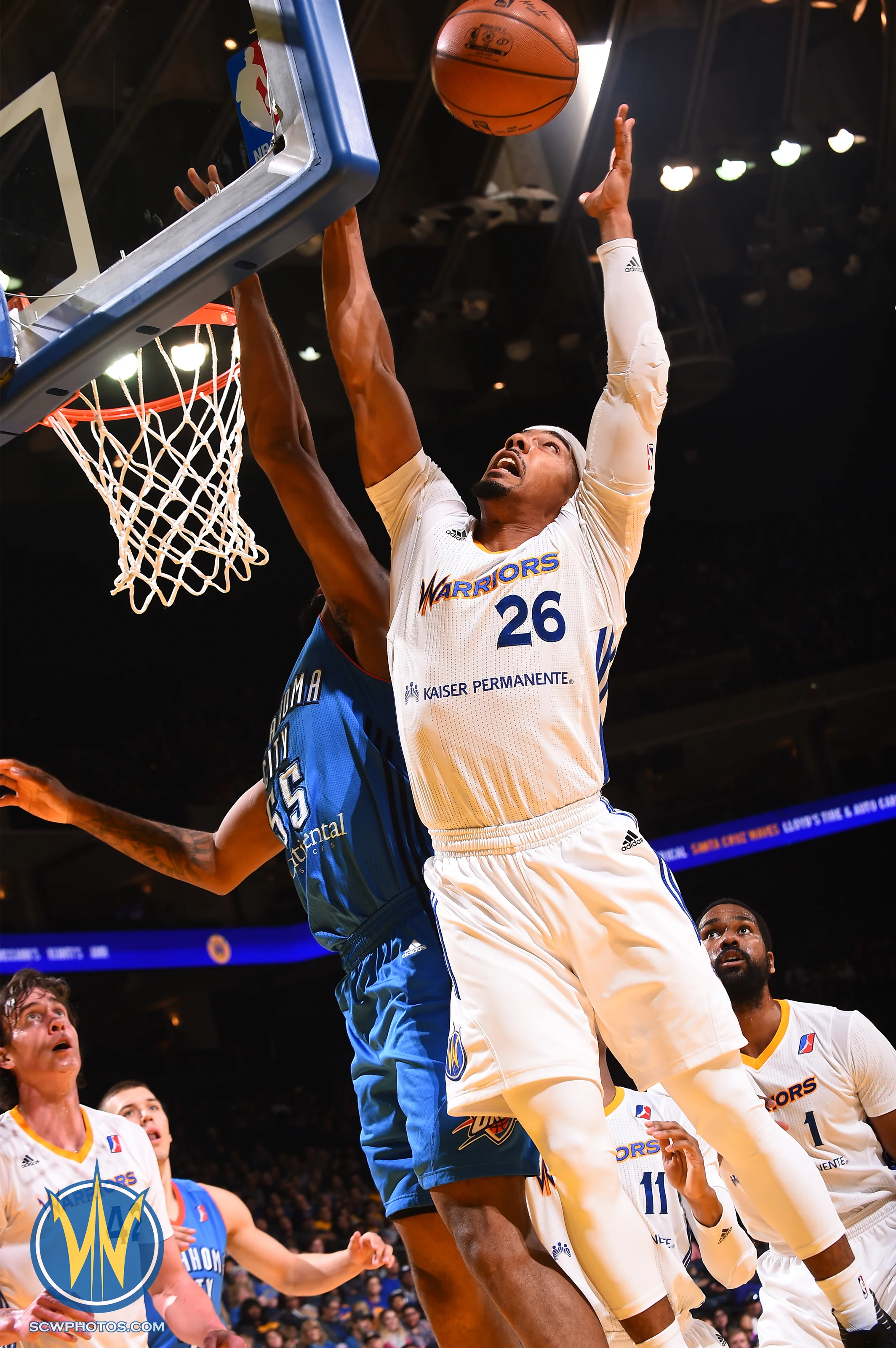 Santa Cruz Warriors game on 2/12/17 at Oracle Arena in Oakland, California. (Photo: Noah Graham /SC Warriors 2017)