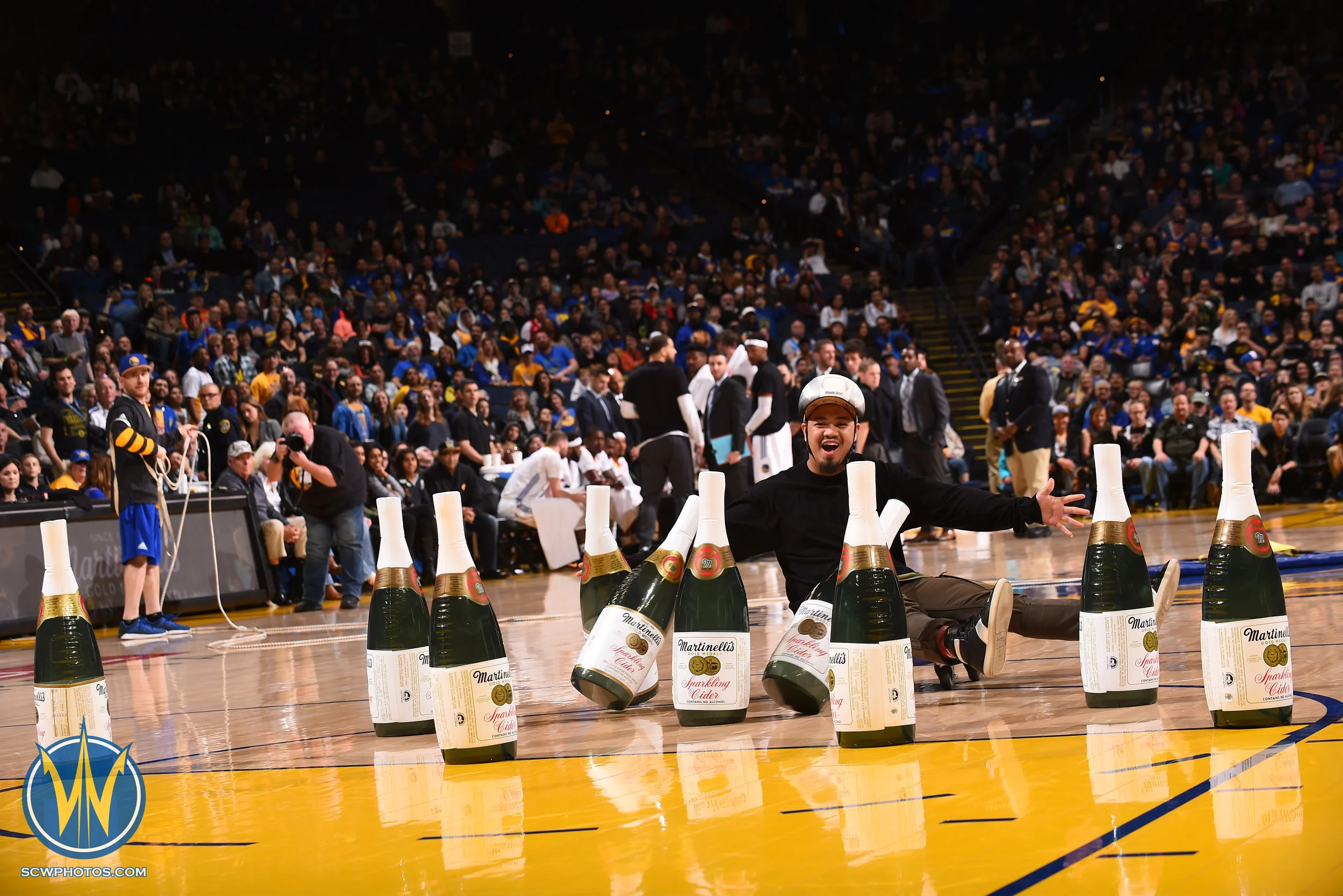 Santa Cruz Warriors game on 2/12/17 at Oracle Arena in Oakland, California. (Photo: Noah Graham /SC Warriors 2017)