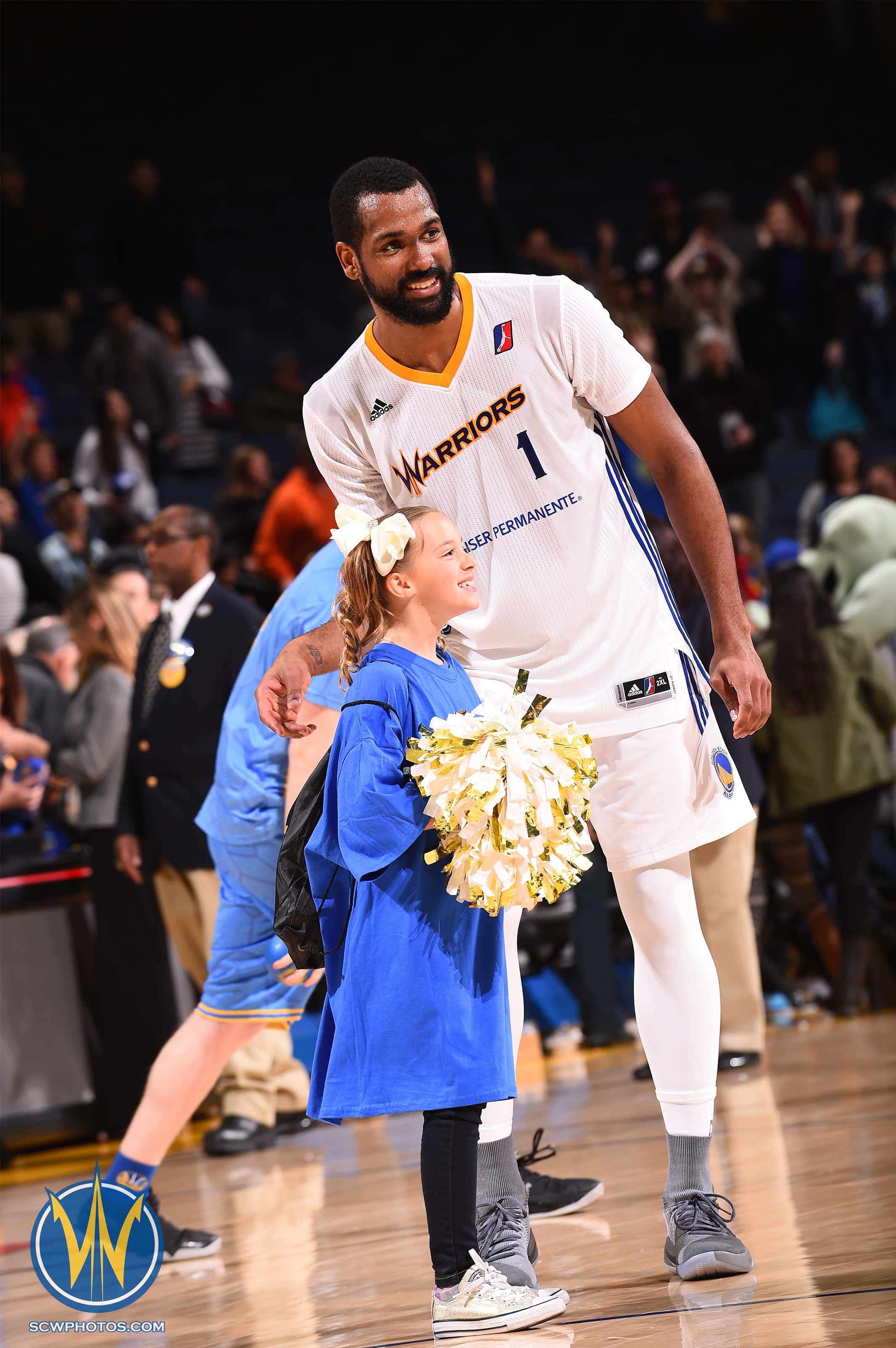 Santa Cruz Warriors game on 2/12/17 at Oracle Arena in Oakland, California. (Photo: Noah Graham /SC Warriors 2017)