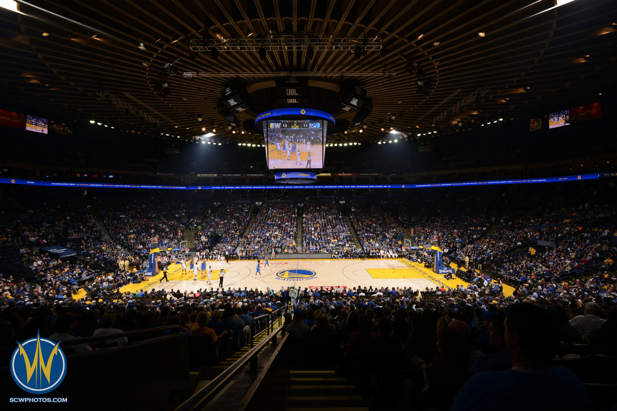 Santa Cruz Warriors game on 2/12/17 at Oracle Arena in Oakland, California. (Photo: Noah Graham /SC Warriors 2017)