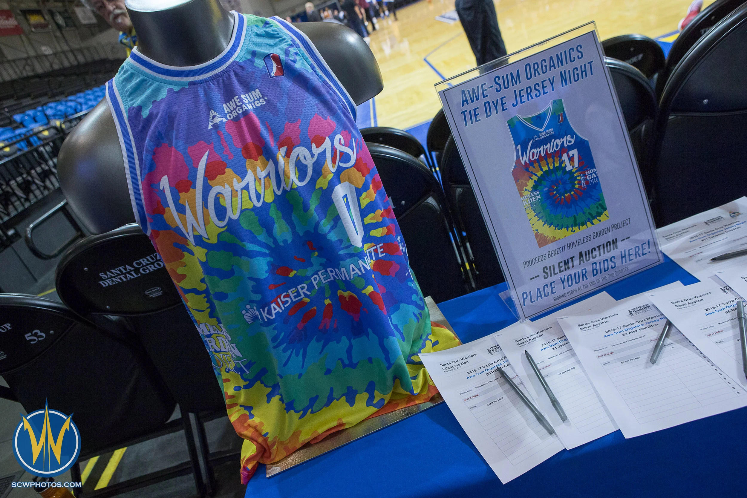 Santa Cruz Warriors game on 2/25/17 at Kaiser Permanente Arena in Santa Cruz, California. (Photo: Andrew Wheeler /SC Warriors 2017)