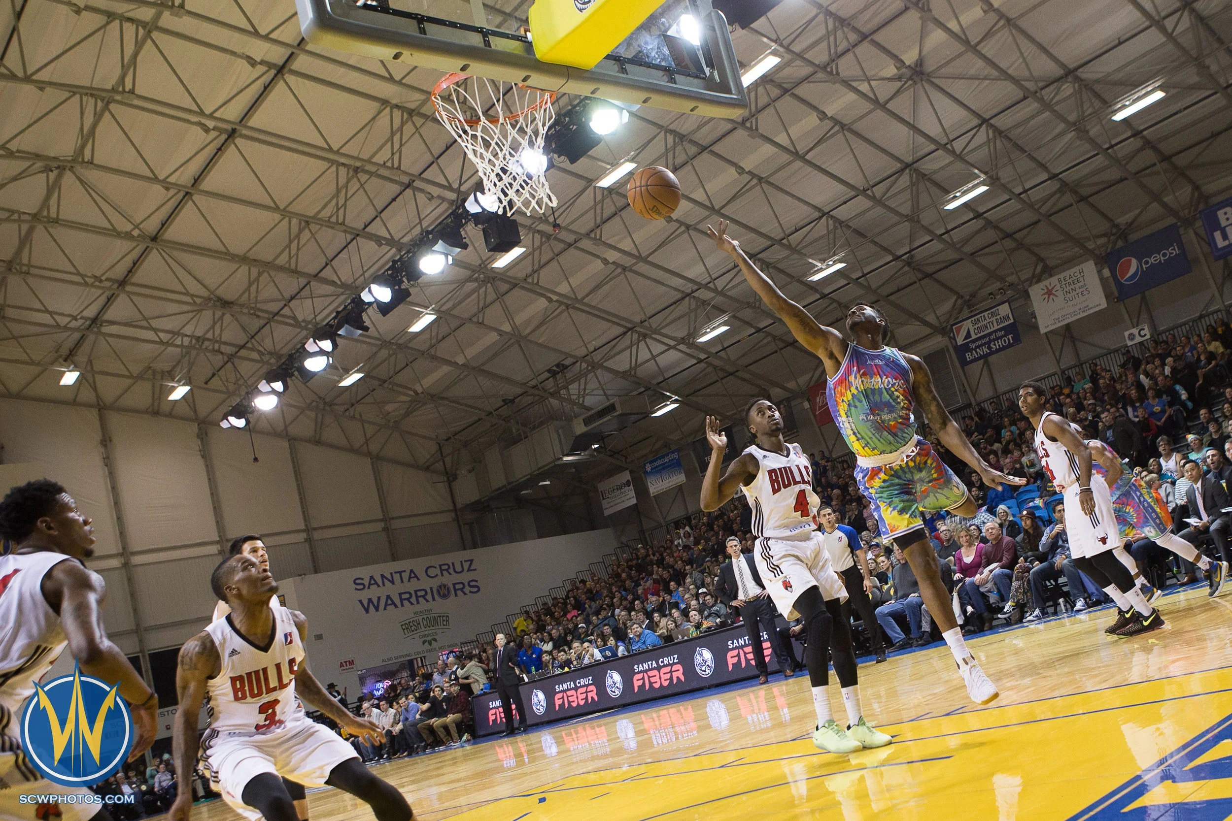 Santa Cruz Warriors game on 2/25/17 at Kaiser Permanente Arena in Santa Cruz, California. (Photo: Andrew Wheeler /SC Warriors 2017)