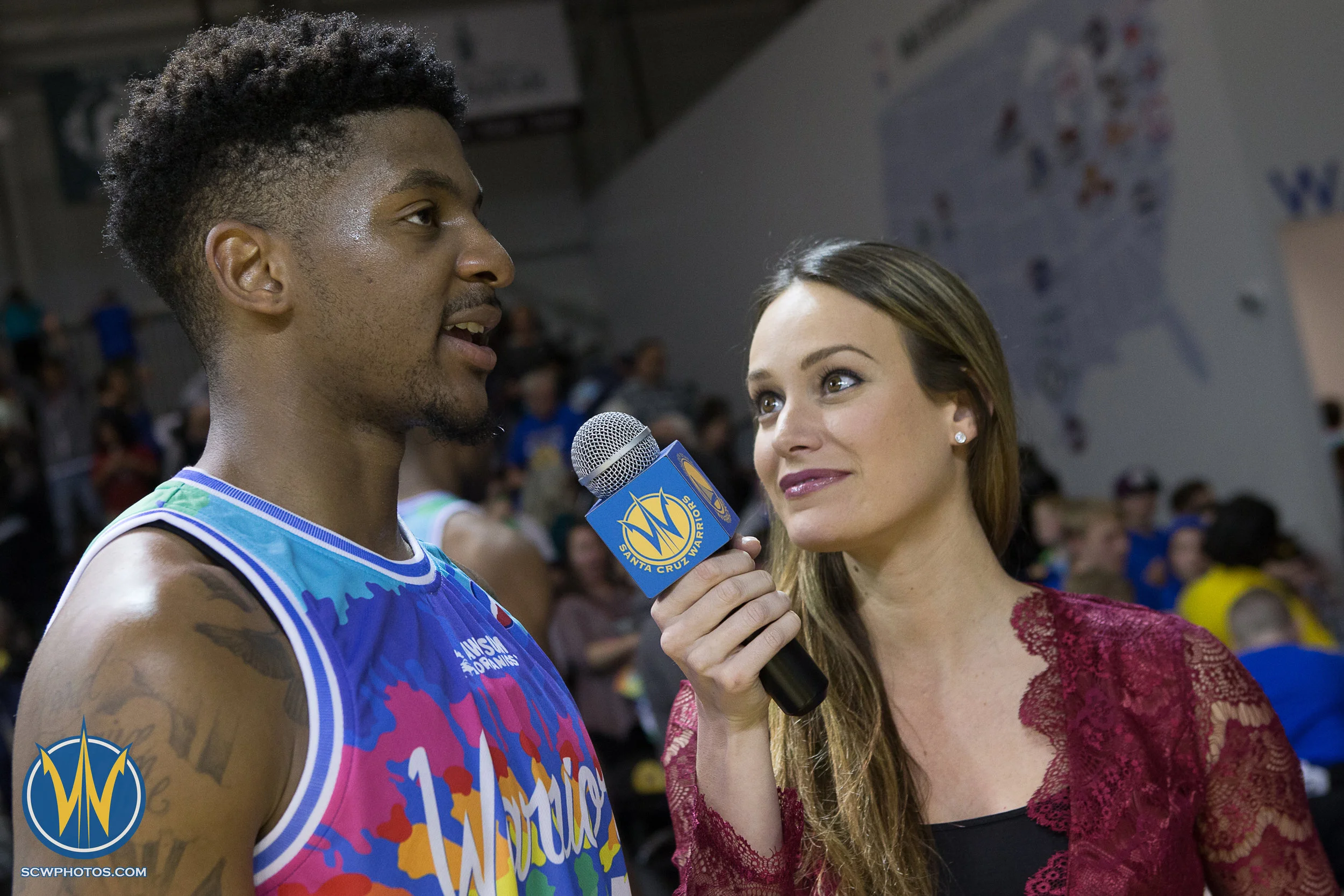 Santa Cruz Warriors game on 2/25/17 at Kaiser Permanente Arena in Santa Cruz, California. (Photo: Andrew Wheeler /SC Warriors 2017)