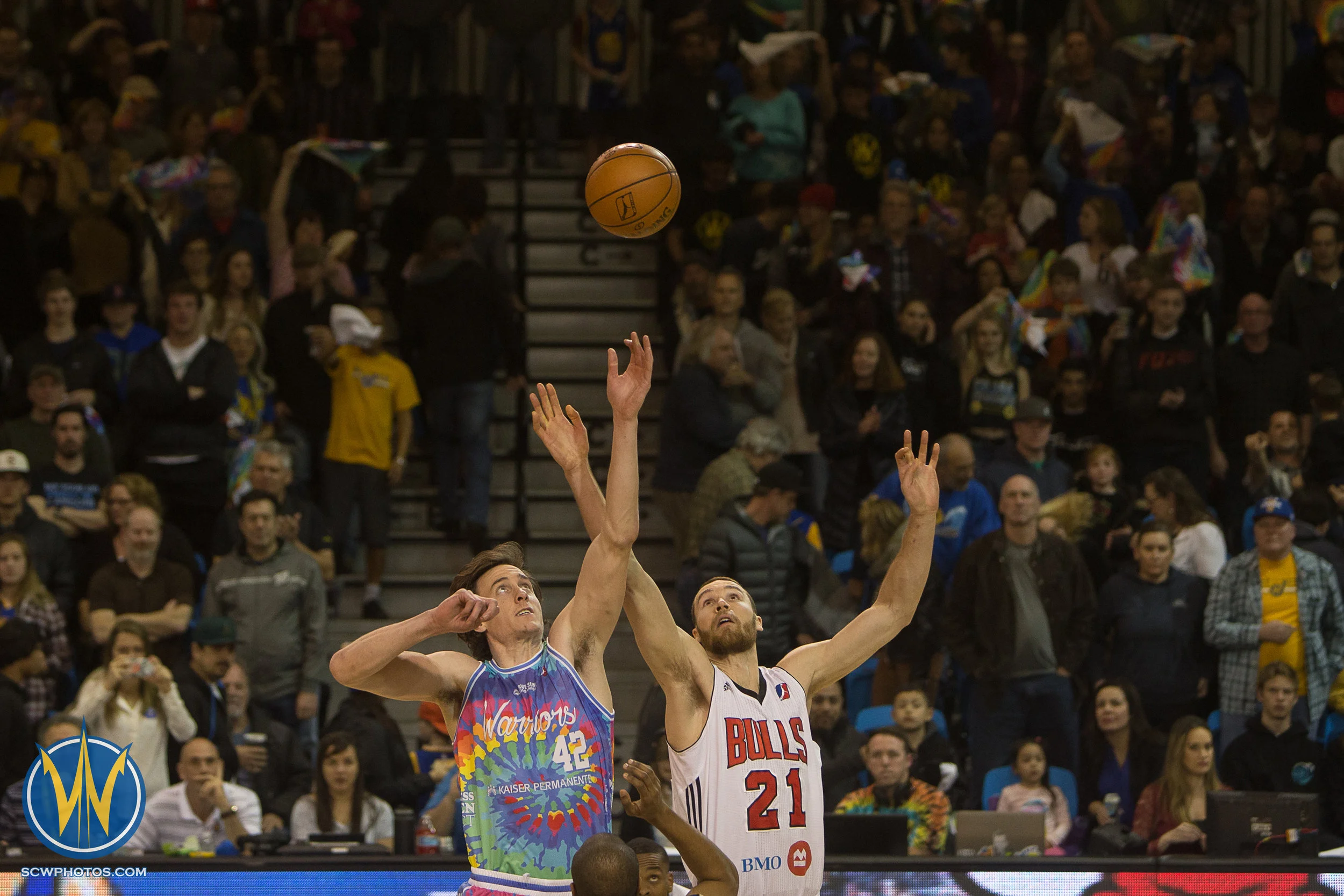 Santa Cruz Warriors game on 2/25/17 at Kaiser Permanente Arena in Santa Cruz, California. (Photo: Andrew Wheeler /SC Warriors 2017)