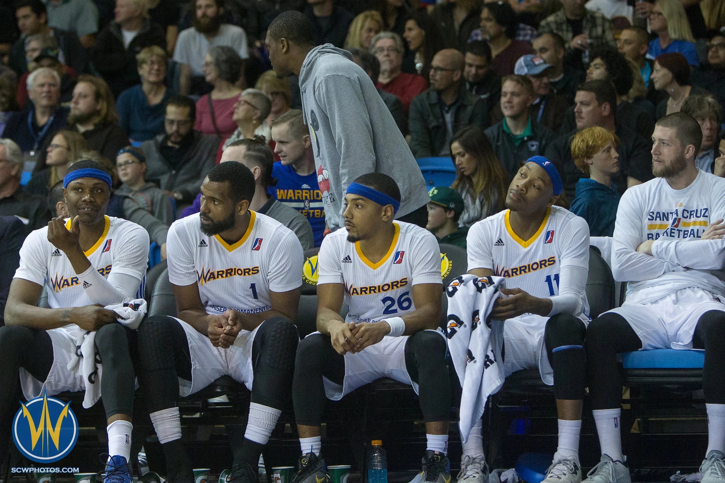 Santa Cruz Warriors game on 3/8/17 at Kaiser Permanente Arena in Santa Cruz, California. (Photo: Andrew Wheeler /SC Warriors 2017)