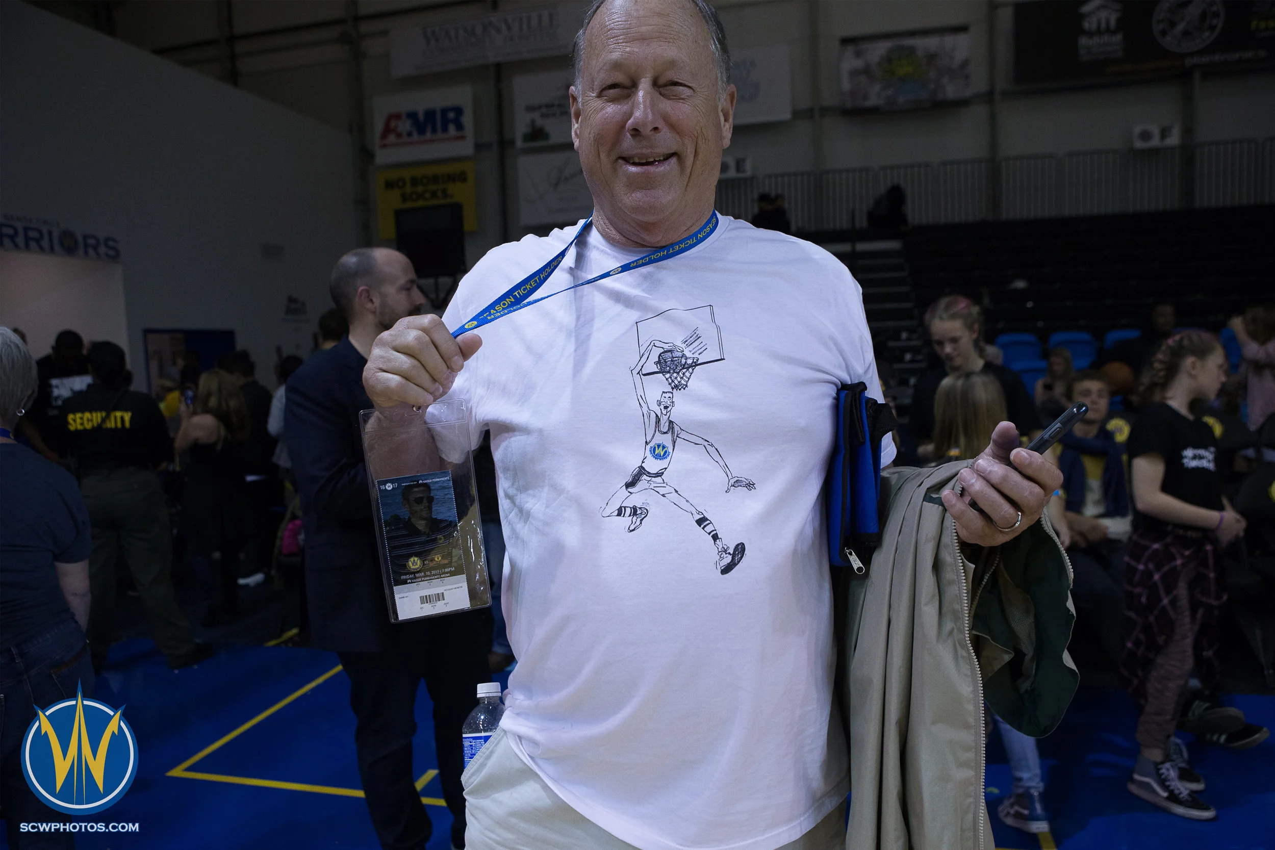 Santa Cruz Warriors game on 3/10/17 at Kaiser Permanente Arena in Santa Cruz, California. (Photo: Andrew Wheeler /SC Warriors 2017)