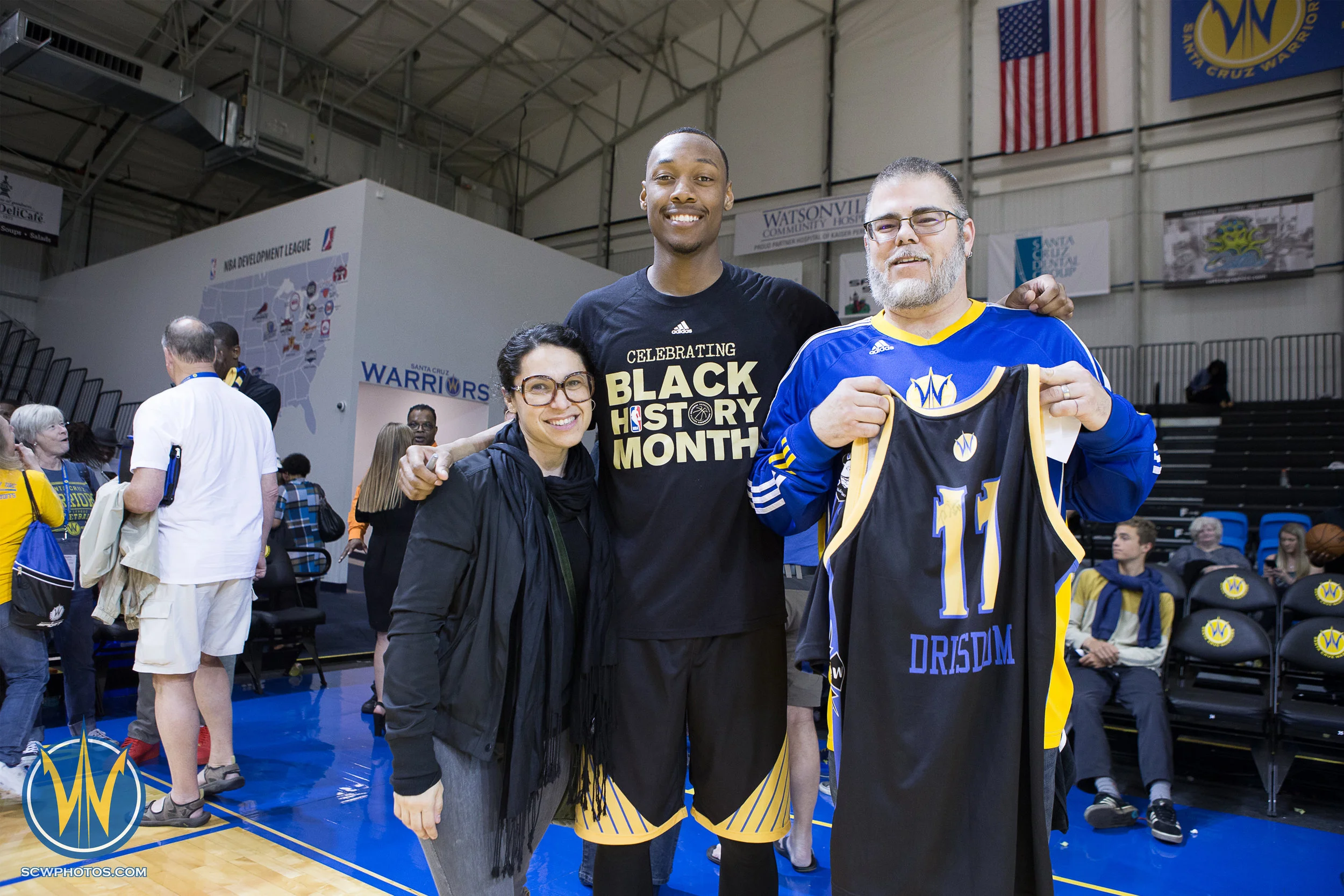 Santa Cruz Warriors game on 3/10/17 at Kaiser Permanente Arena in Santa Cruz, California. (Photo: Andrew Wheeler /SC Warriors 2017)