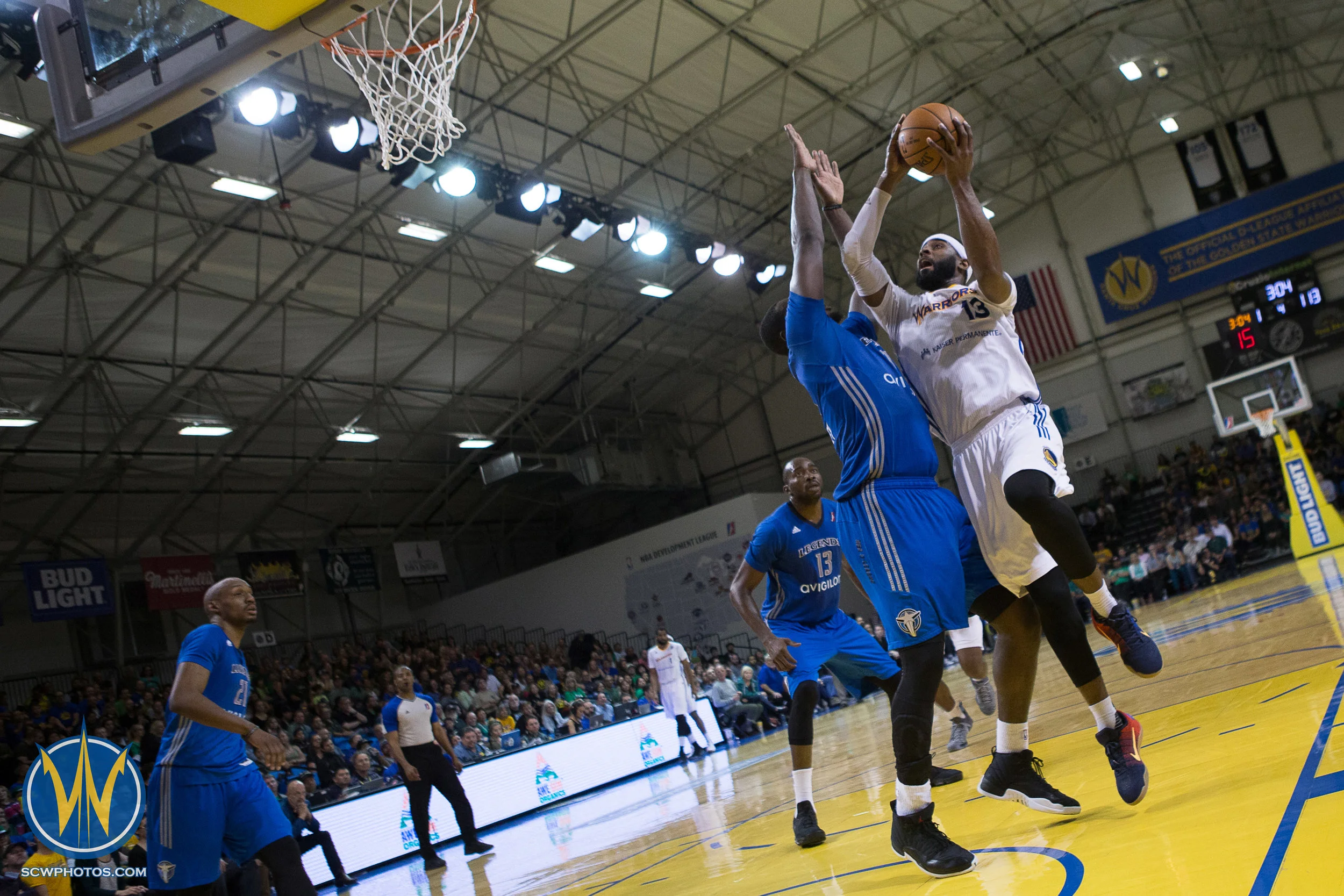Santa Cruz Warriors game on 3/17/17 at Kaiser Permanente Arena in Santa Cruz, California. (Photo: (Andrew Wheeler) /SC Warriors 2017)