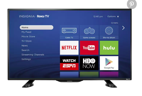 Insignia 39" LED Smart Roku TV, $230, BestBuy.com