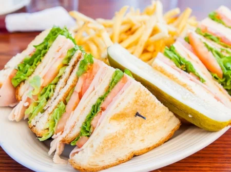 Turkey Club w/ Fries