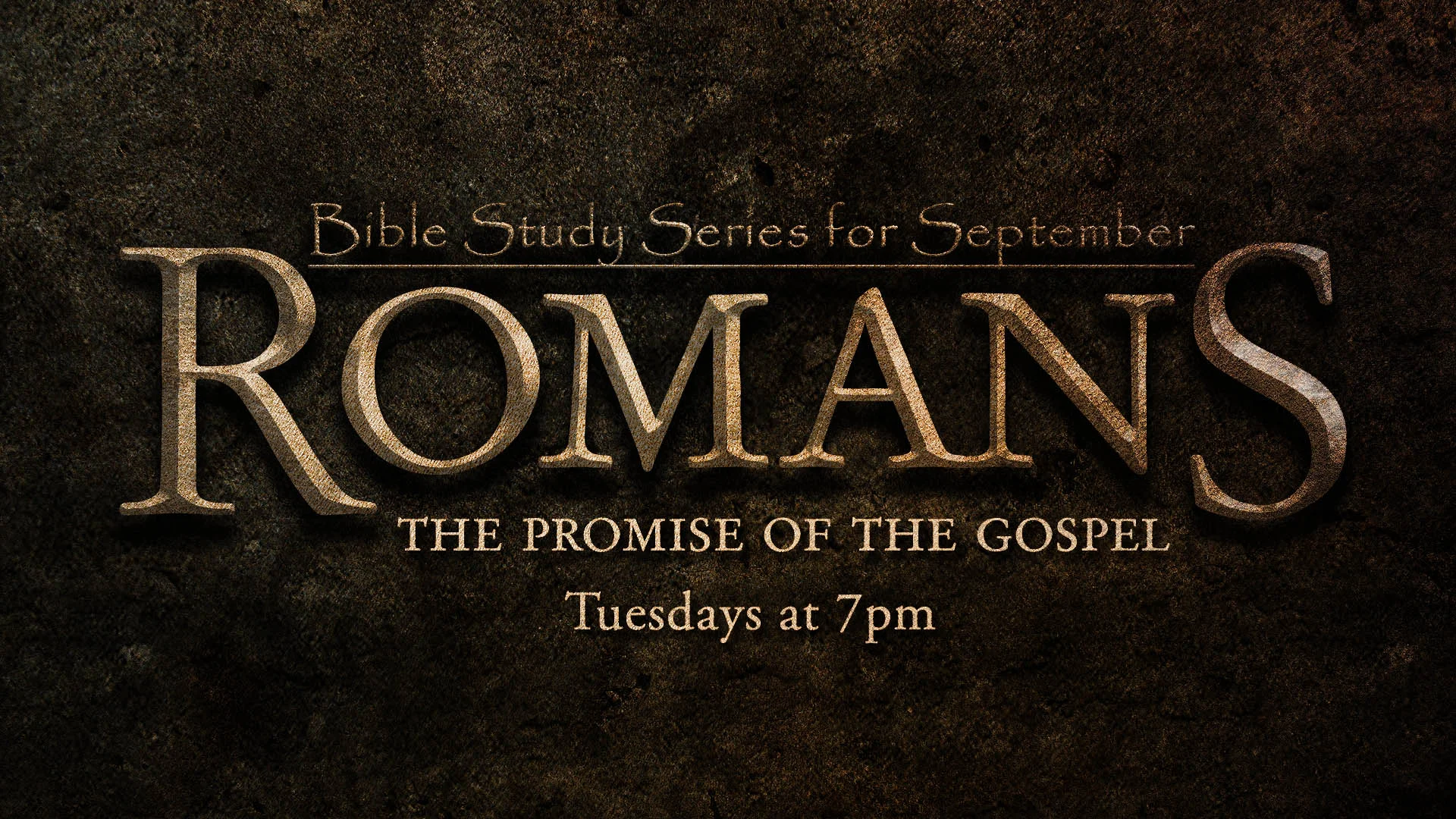 September Bible Study Series on Romans