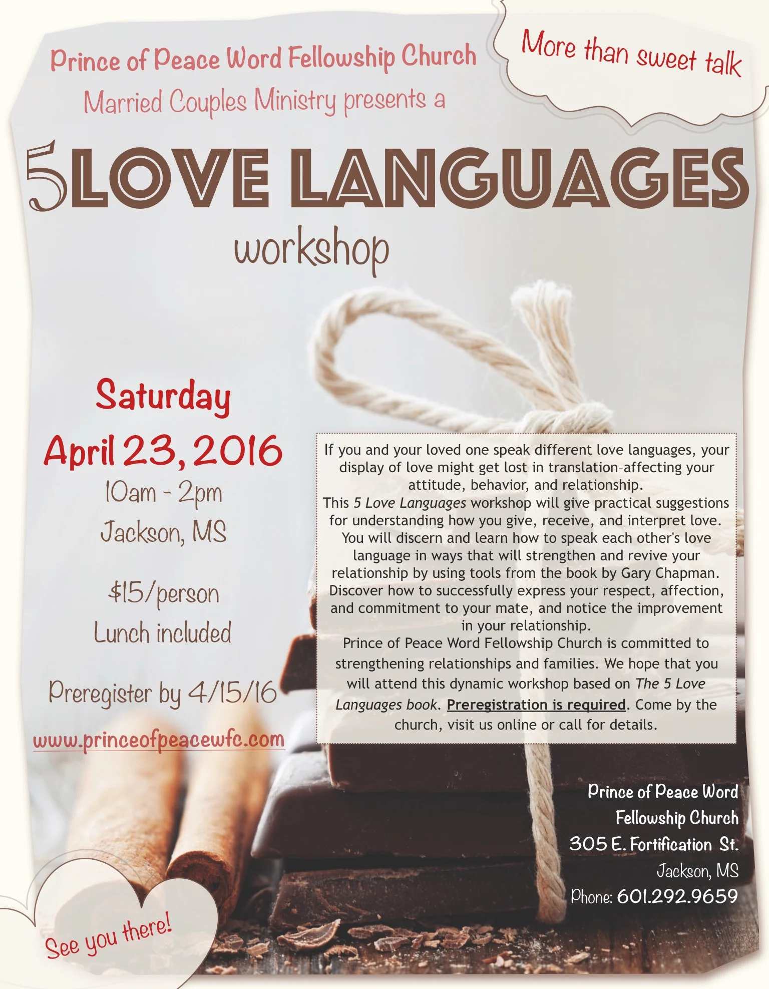 MCM presents a 5 Love Languages Workshop