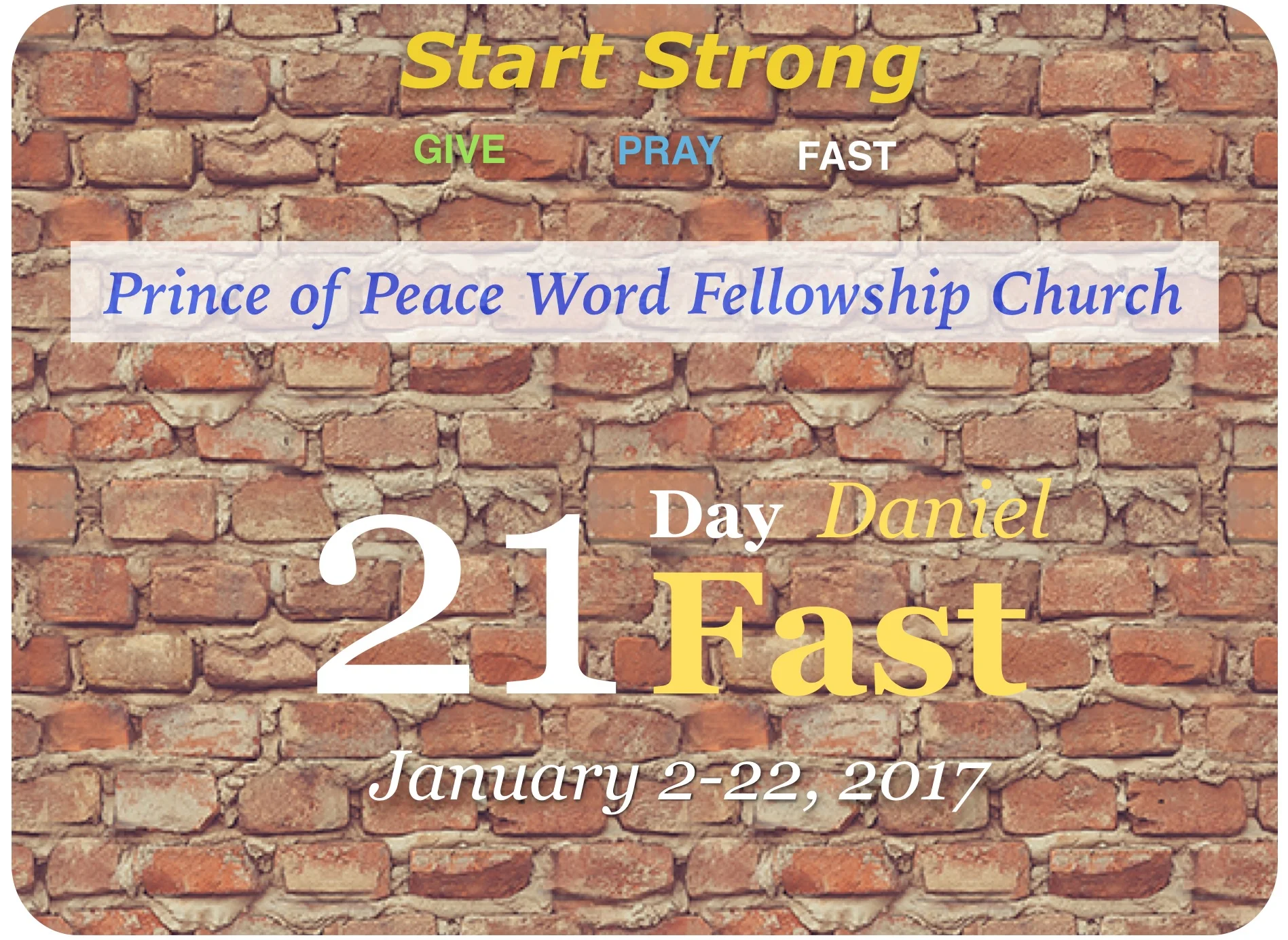 21 Day Daniel Fast